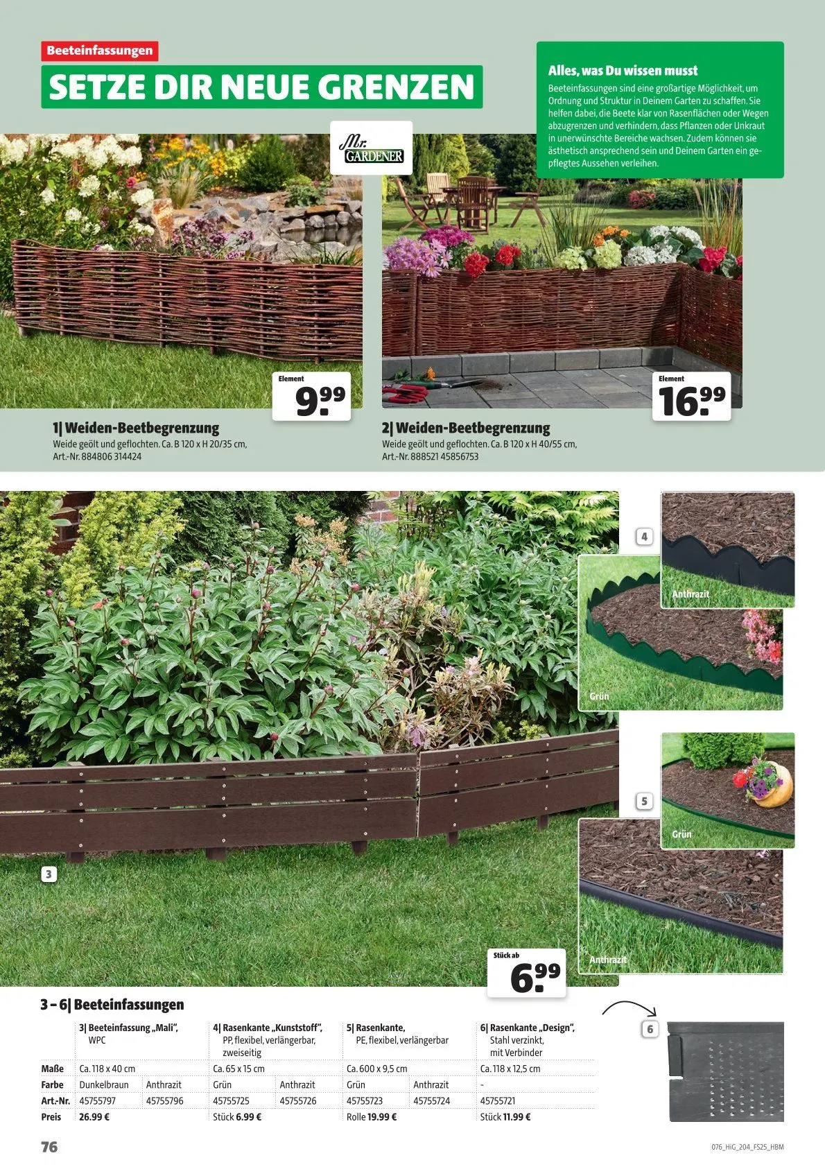 Hagebau Prospekt von 21. Mai bis 31. Dezember 2025 - Prospekt seite 76