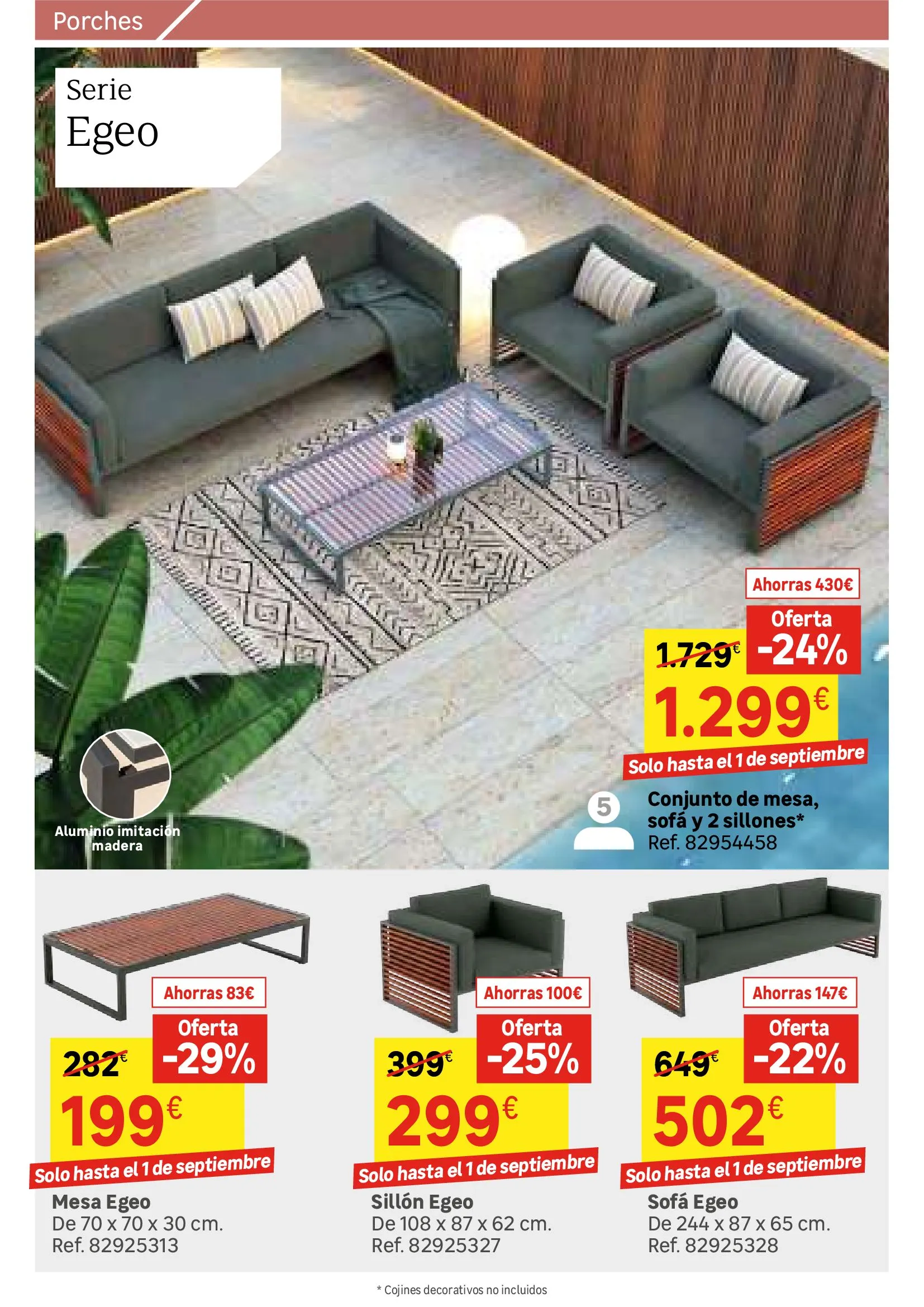 Catálogo de Colección Exterior - Rebajas en Leroy Merlin 1 de julio al 31 de julio 2024 - Página 196