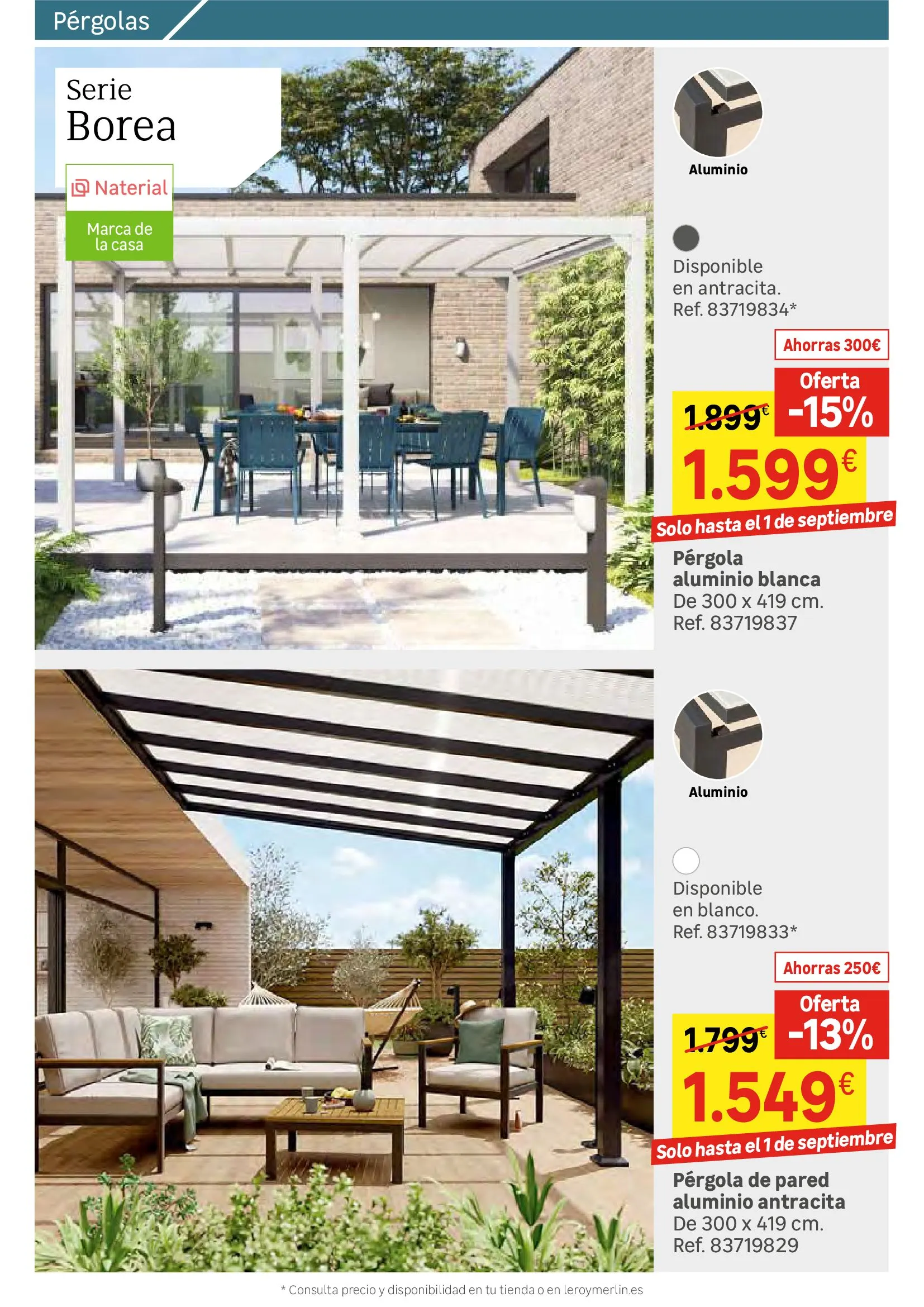 Catálogo de Colección Exterior - Rebajas en Leroy Merlin 1 de julio al 31 de julio 2024 - Página 122