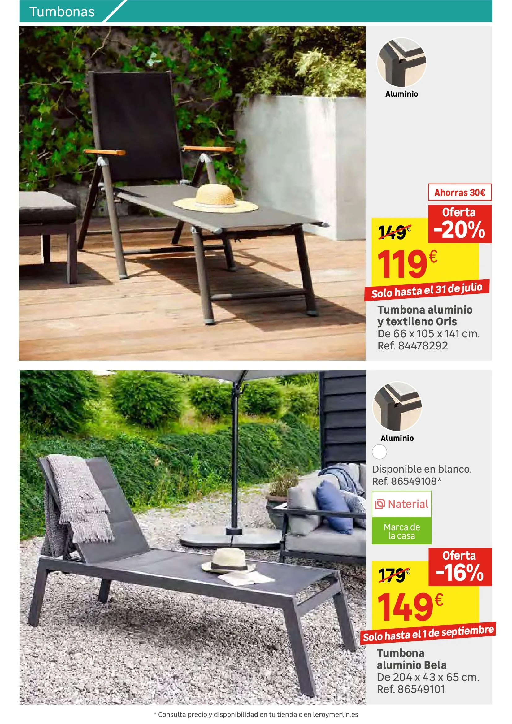 Catálogo de Colección Exterior - Rebajas en Leroy Merlin 1 de julio al 31 de julio 2024 - Página 126