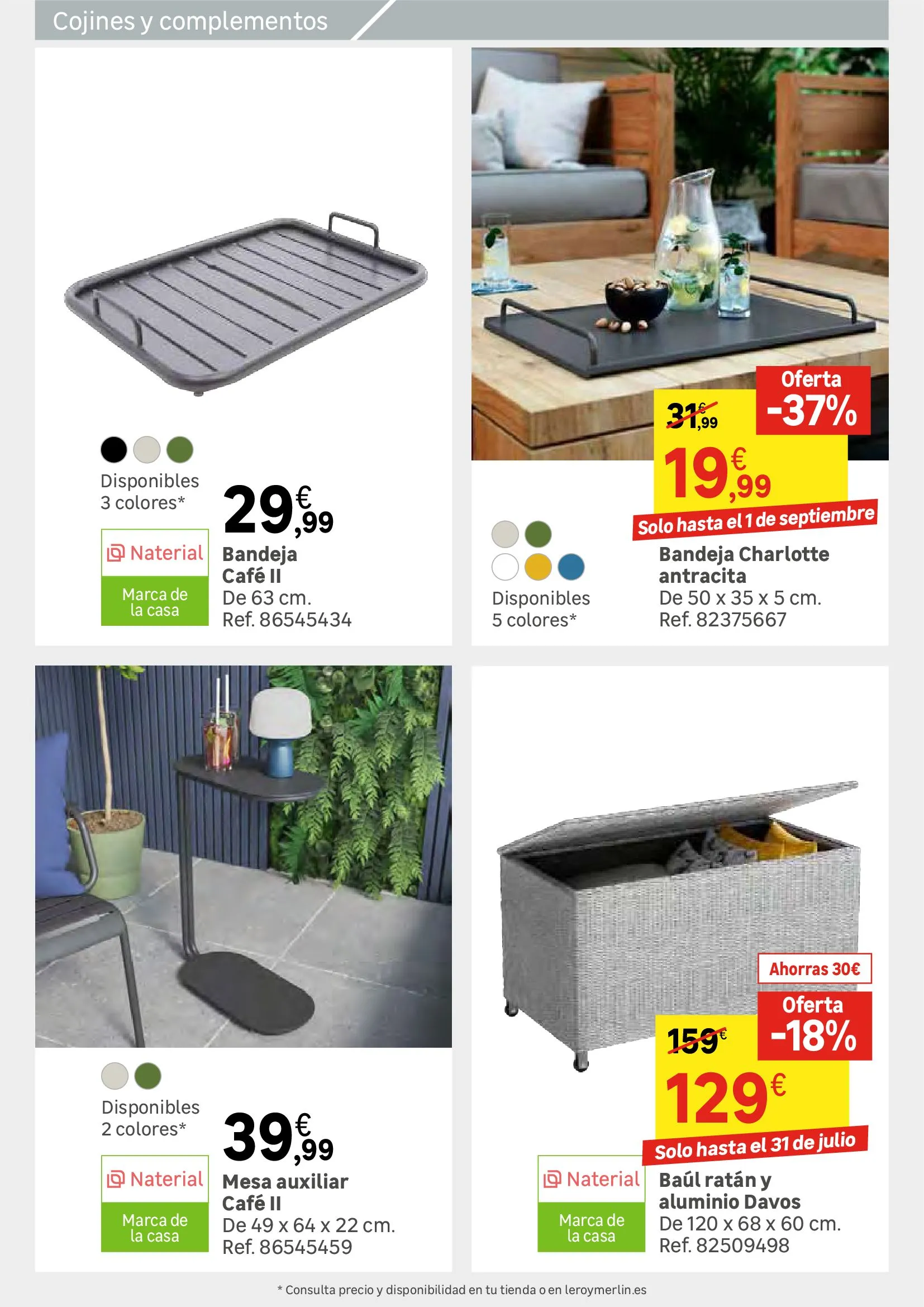 Catálogo de Colección Exterior - Rebajas en Leroy Merlin 1 de julio al 31 de julio 2024 - Página 130