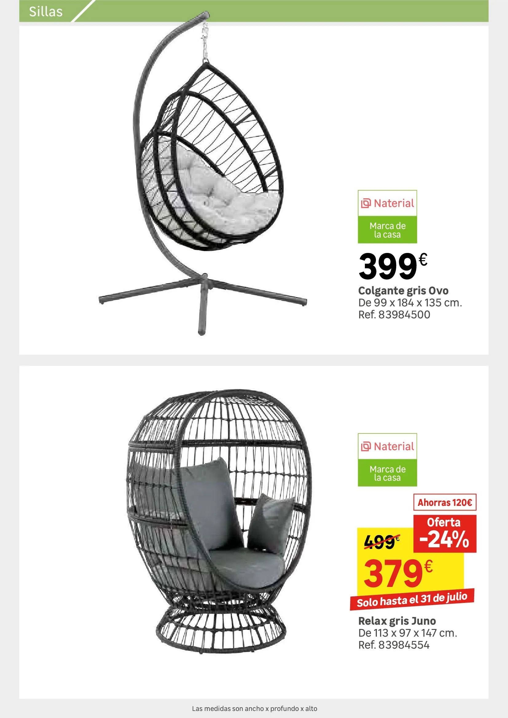 Catálogo de Colección Exterior - Rebajas en Leroy Merlin 1 de julio al 31 de julio 2024 - Página 120