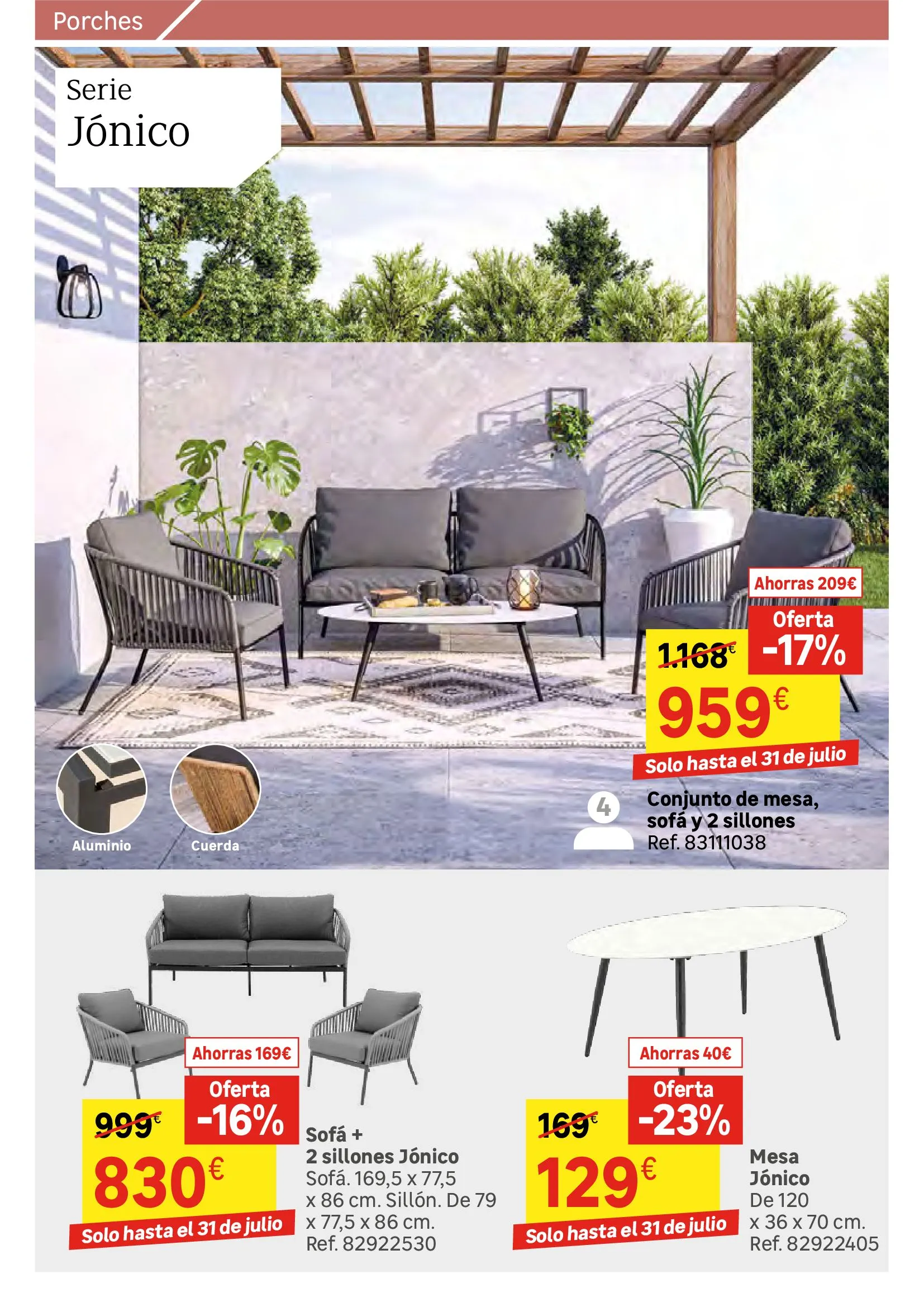 Catálogo de Colección Exterior - Rebajas en Leroy Merlin 1 de julio al 31 de julio 2024 - Página 198