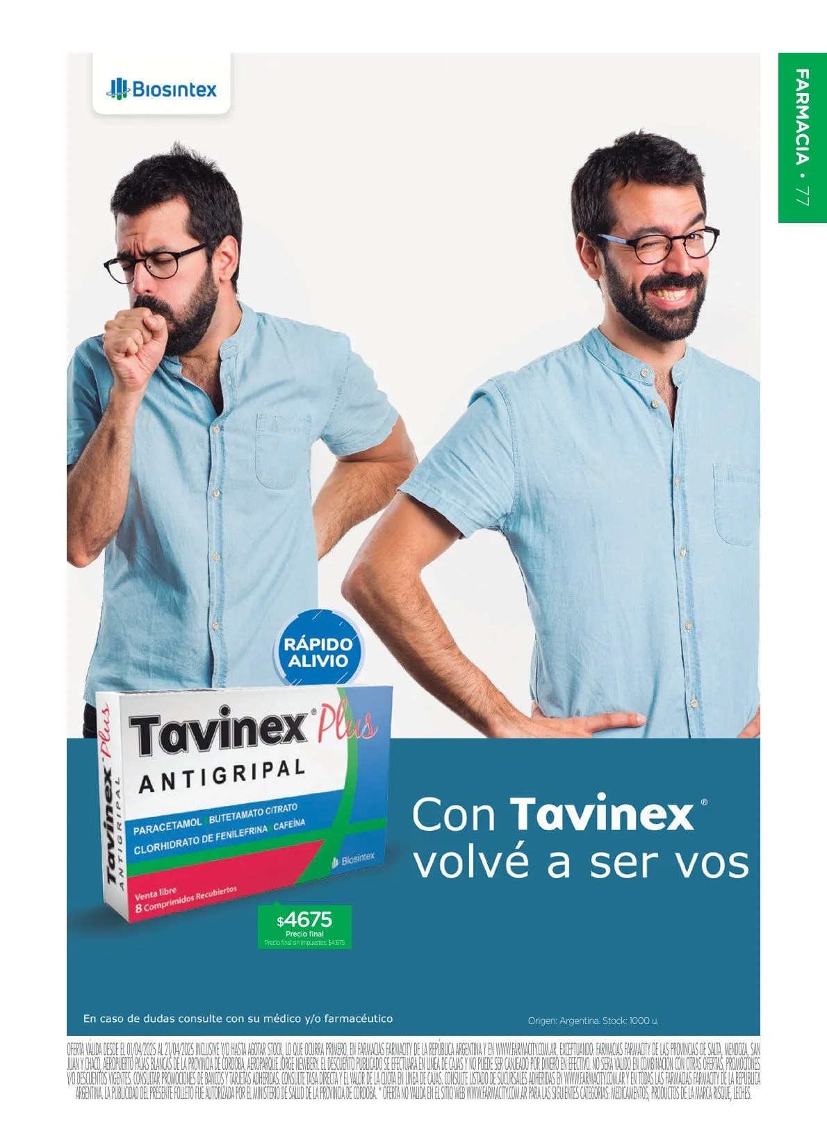 Ofertas de Farmacity Ofertas 7 de abril al 21 de abril 2025 - Página 74 del catálogo