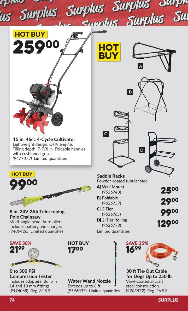 Princess Auto Sales from April 7 to April 19 2026 - flyer page 82