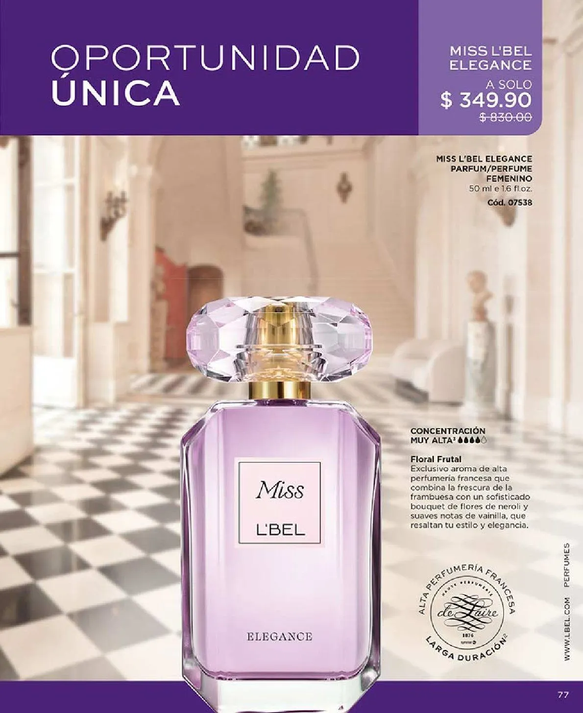 Catálogo de  L'Bel catálogos y ofertas 2 de marzo al 31 de marzo 2026 - Pagina 77