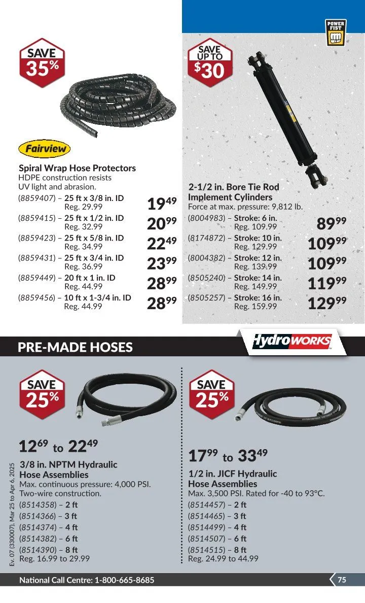 Princess Auto Sales from March 25 to April 6 2025 - flyer page 57