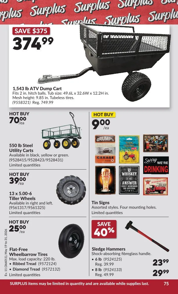 Princess Auto flyers from May 19 to May 31 2026 - flyer page 78