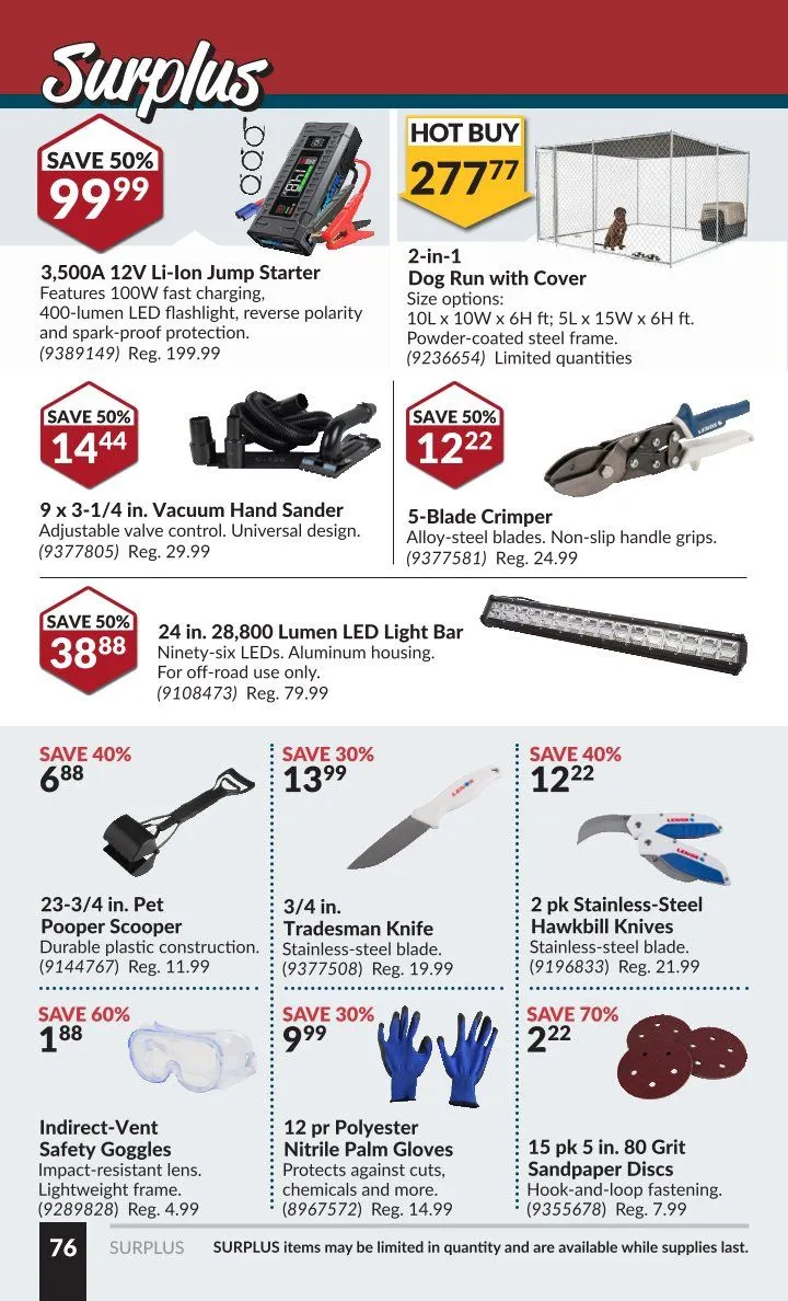 Princess Auto flyers from March 11 to March 23 2025 - flyer page 89