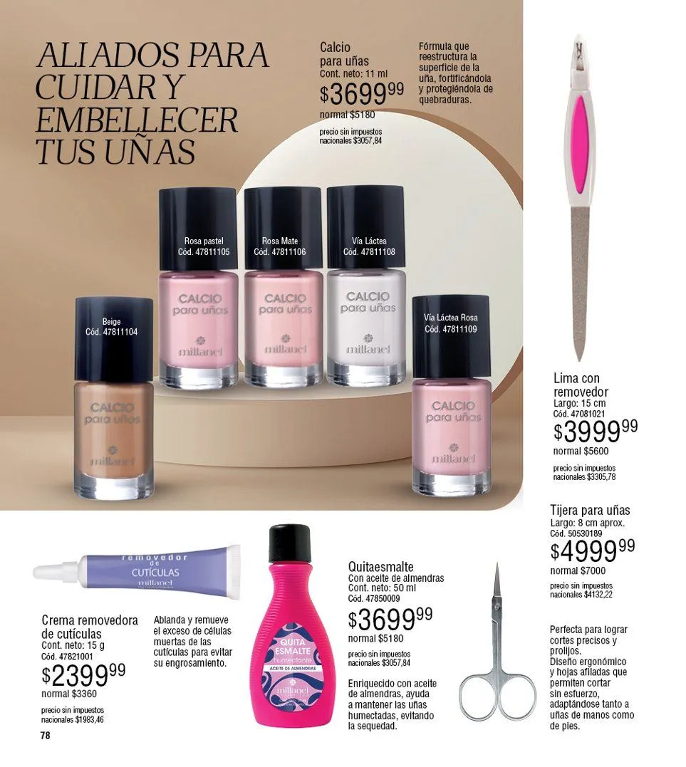 Ofertas de Ofertas Millanel  30 de marzo al 26 de abril 2026 - Página 78 del catálogo