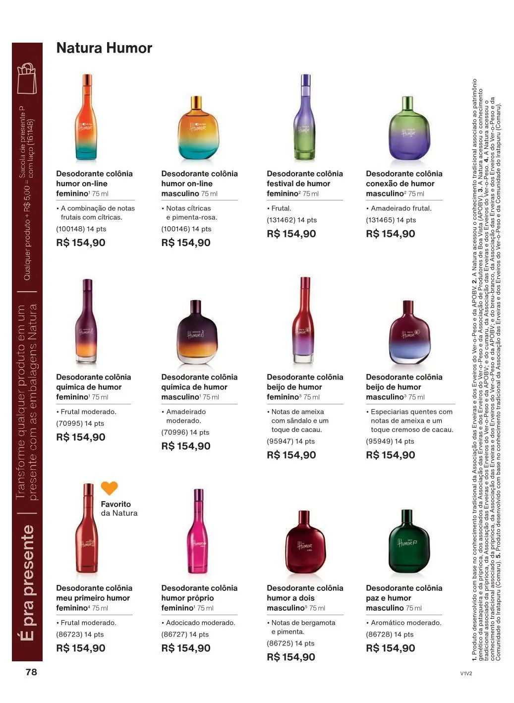 Encarte de Natura Ofertas 1 de outubro até 31 de outubro 2025 - Pagina 78