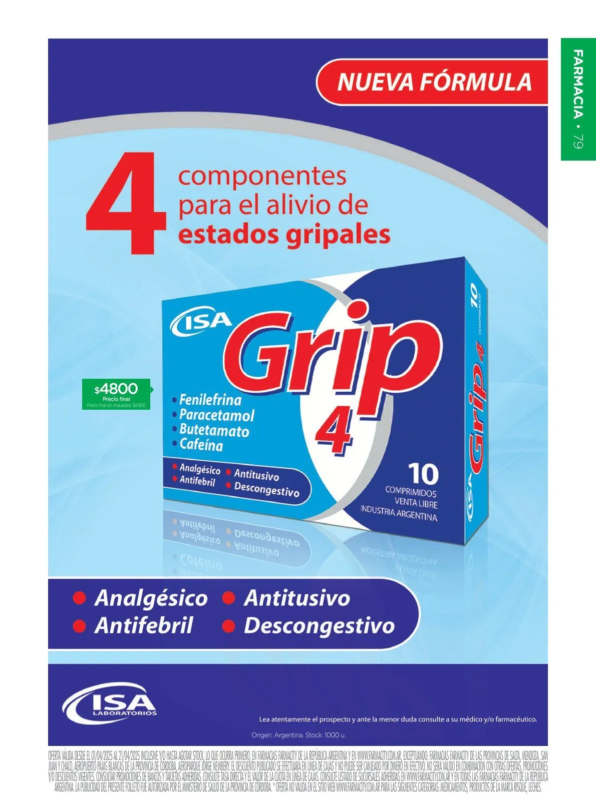 Ofertas de Farmacity Ofertas 7 de abril al 21 de abril 2025 - Página 68 del catálogo