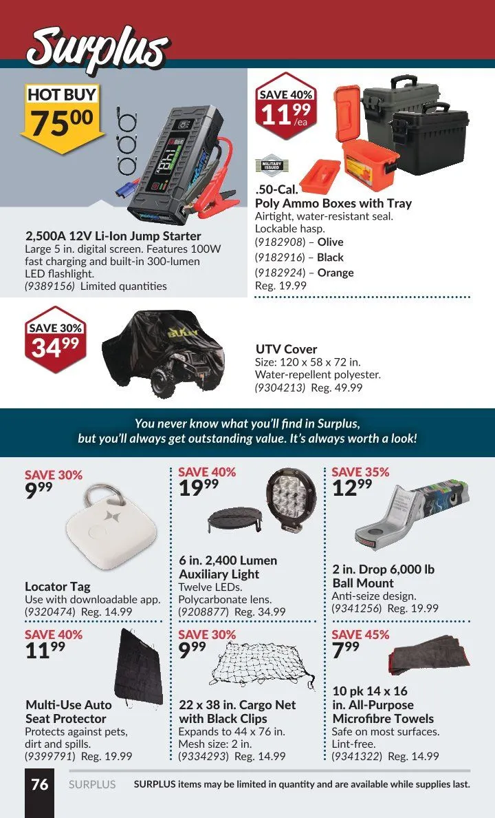 Princess Auto Sales from March 25 to April 6 2025 - flyer page 58