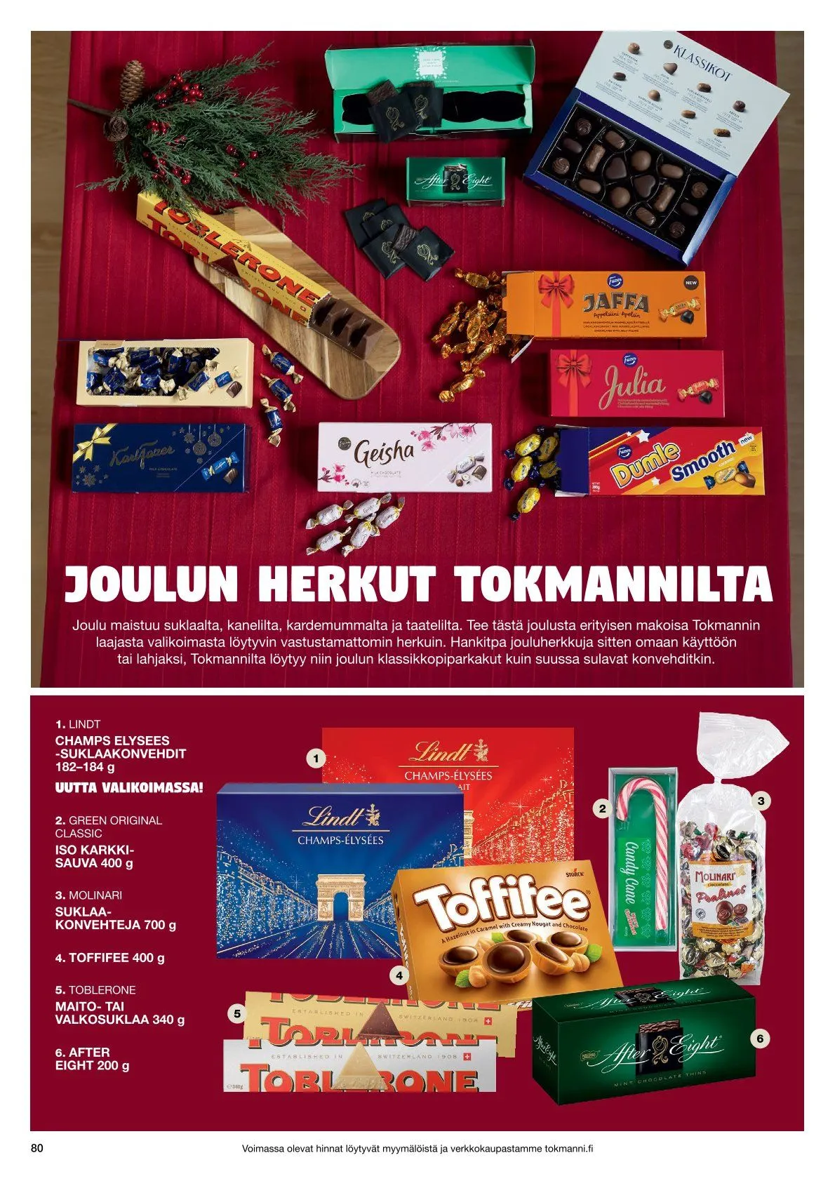  Tokmanni Tarjoukset voimassa alkaen 28. marraskuuta - 24. joulukuuta 2025 - Tarjouslehti sivu 80