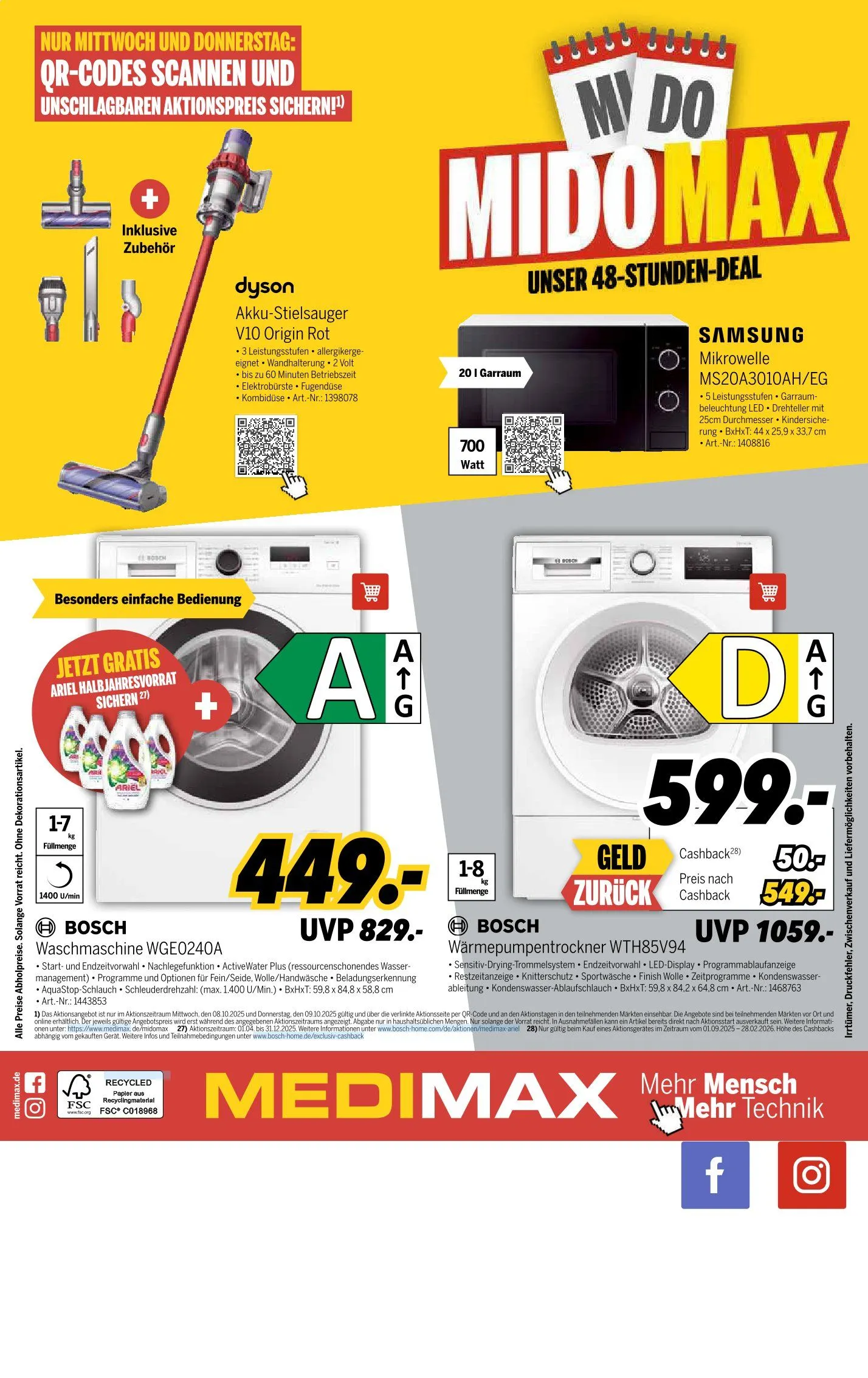 MEDIMAX Prospekte von 3. Oktober bis 9. Oktober 2025 - Prospekt seite 8