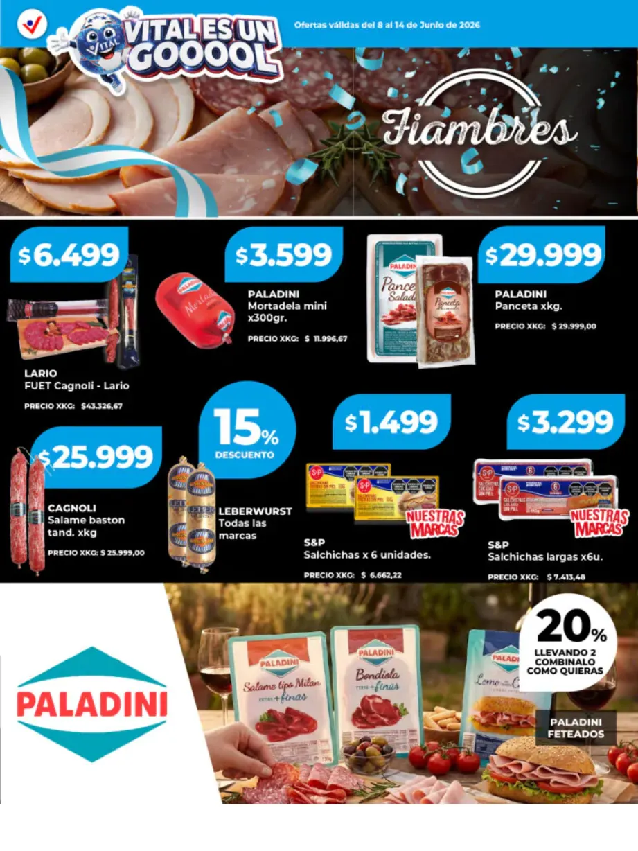 Ofertas de Ofertas Vital  8 de junio al 14 de junio 2026 - Página 8 del catálogo