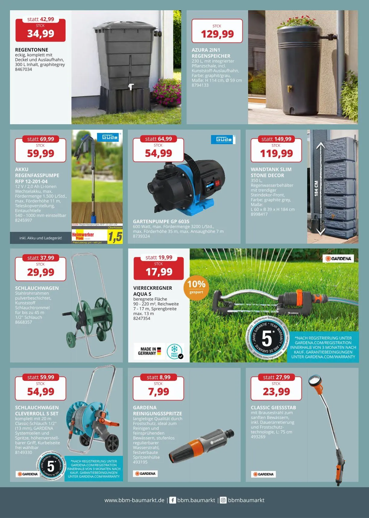 BBM Baumarkt Prospekte von 14. April bis 19. April 2025 - Prospekt seite 8