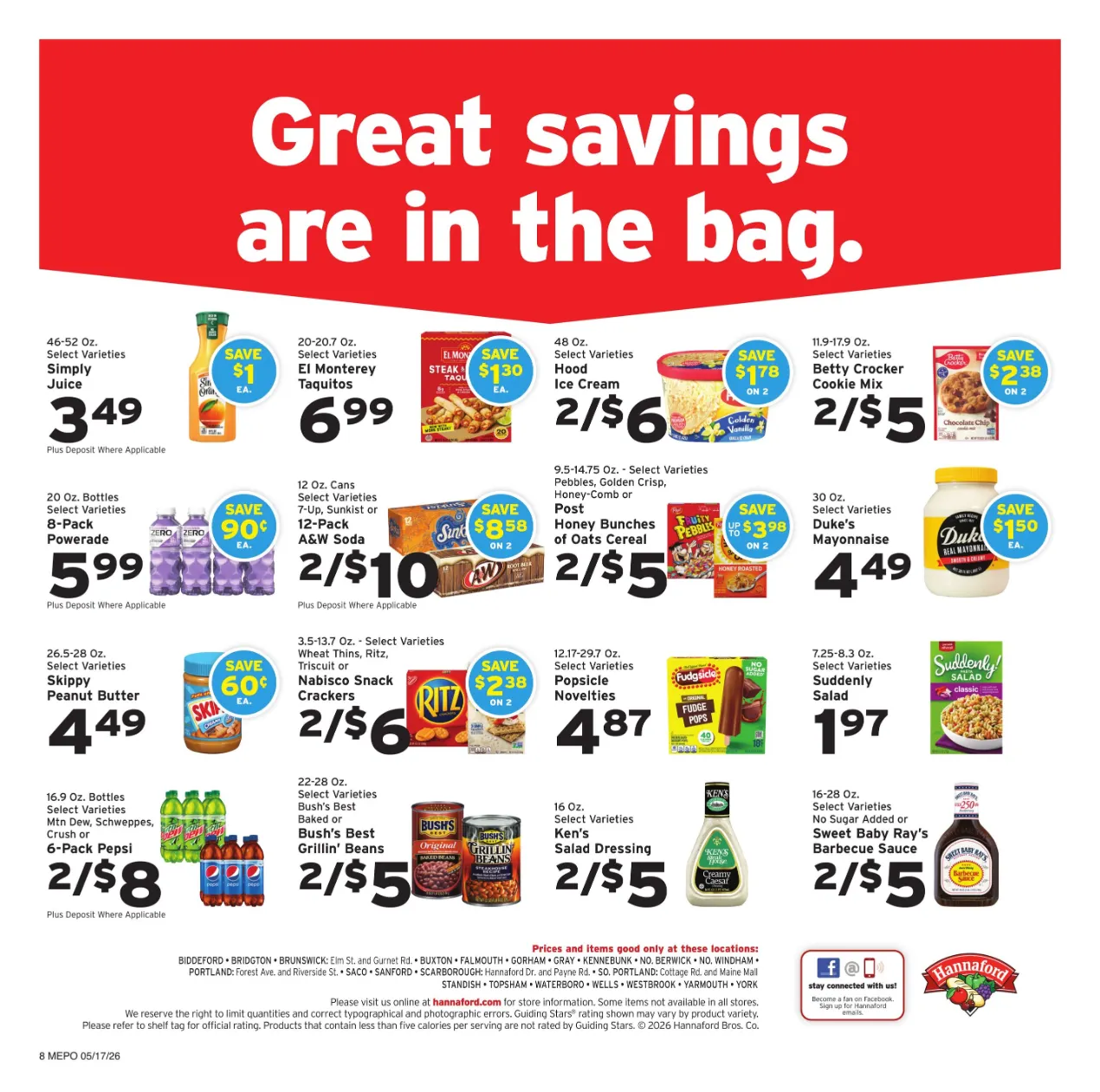 Weekly ad Hannaford Sales from May 17 to May 23 2026 - Page 8