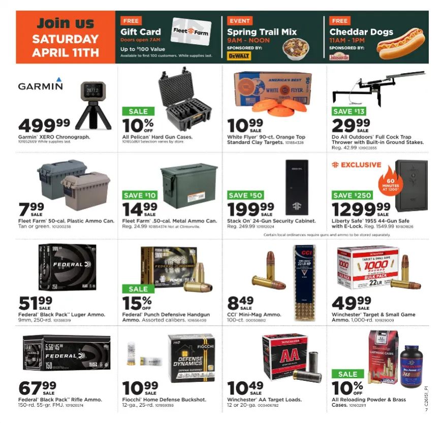 Weekly promotion Fleet Farm Sales spanning from April 6 to April 12 2026 - Page 8 for Catalogue 365