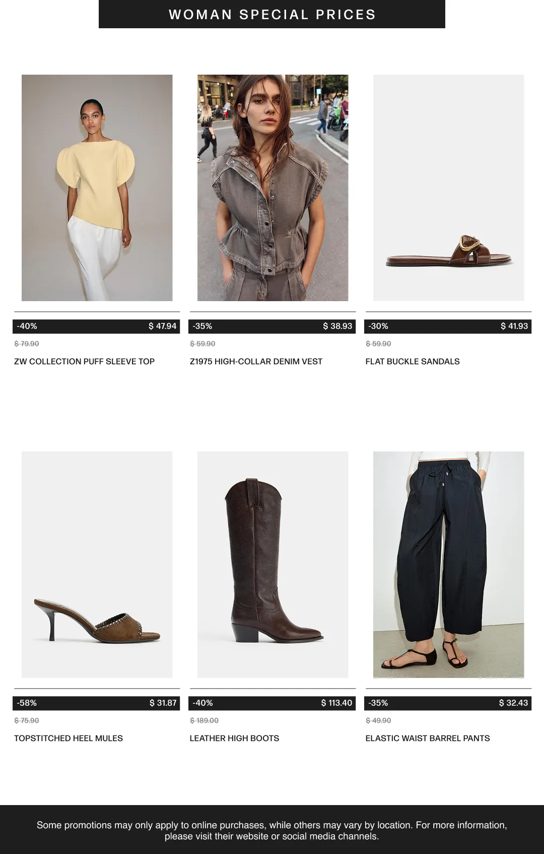 Weekly ad ZARA Sales from June 26 to July 10 2026 - Page 8