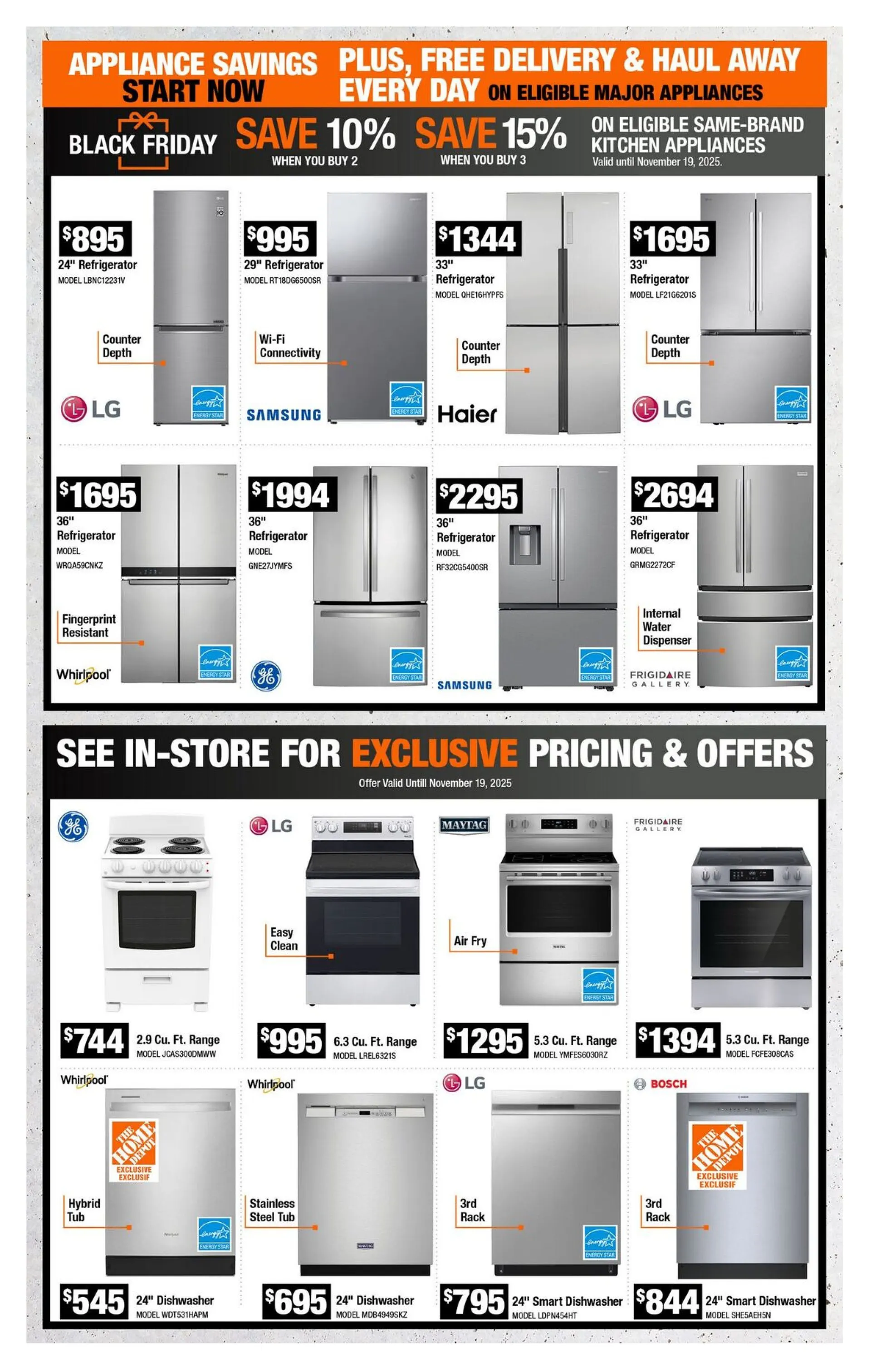 The Home Depot Sales from November 6 to November 19 2025 - flyer page 8