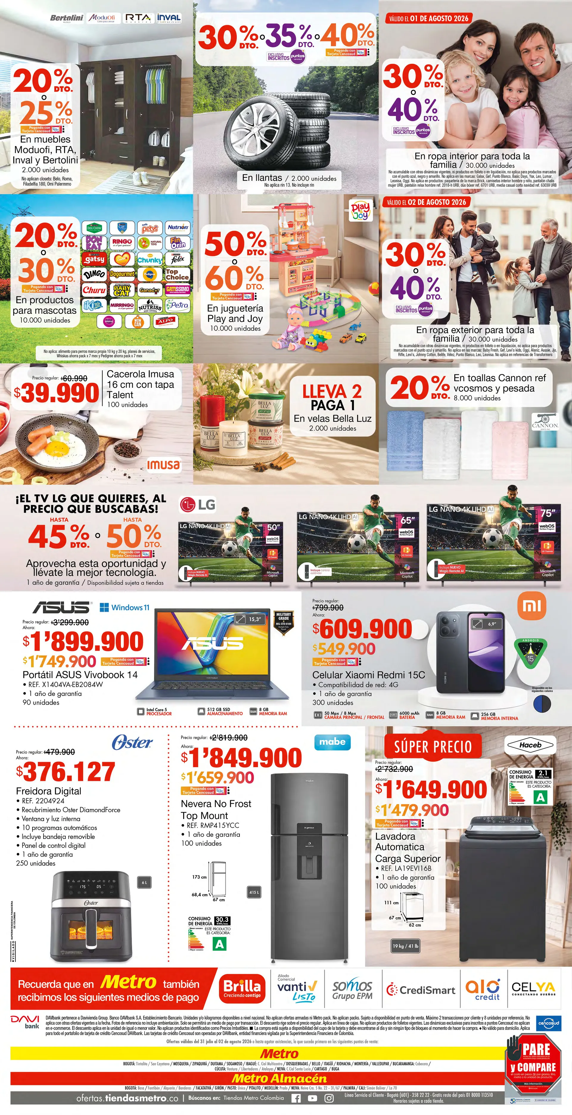 Catalogo de  Metro Ofertas 31 de julio al 2 de agosto 2026 - Pag 8