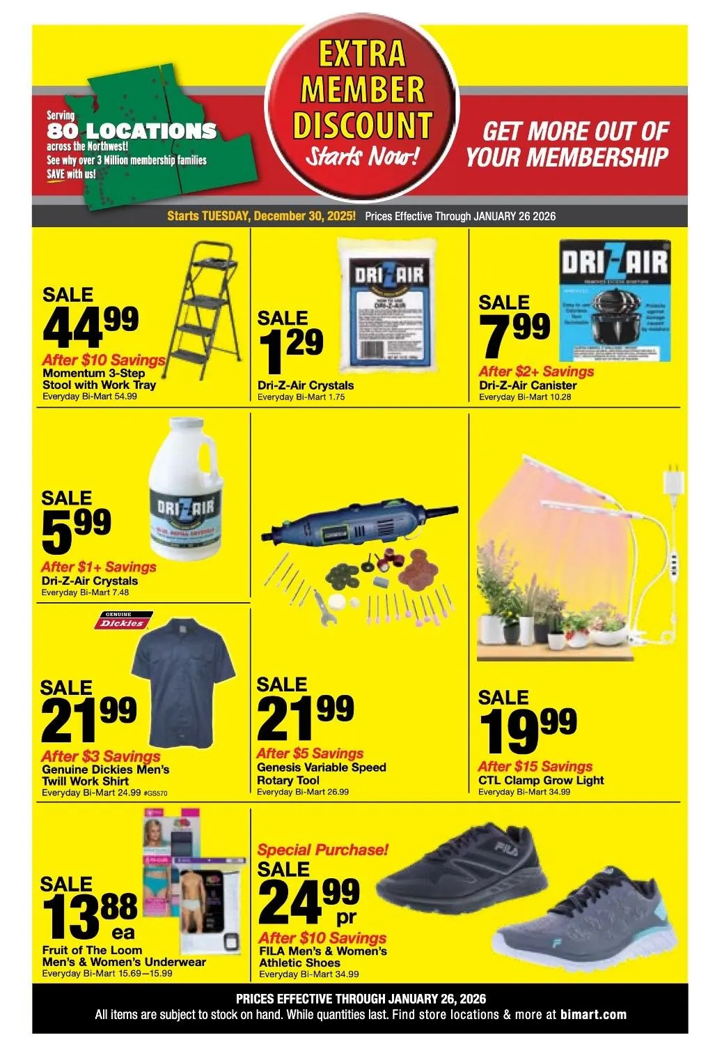 Weekly ad Bi-mart Sales from January 14 to January 26 2026 - Page 8