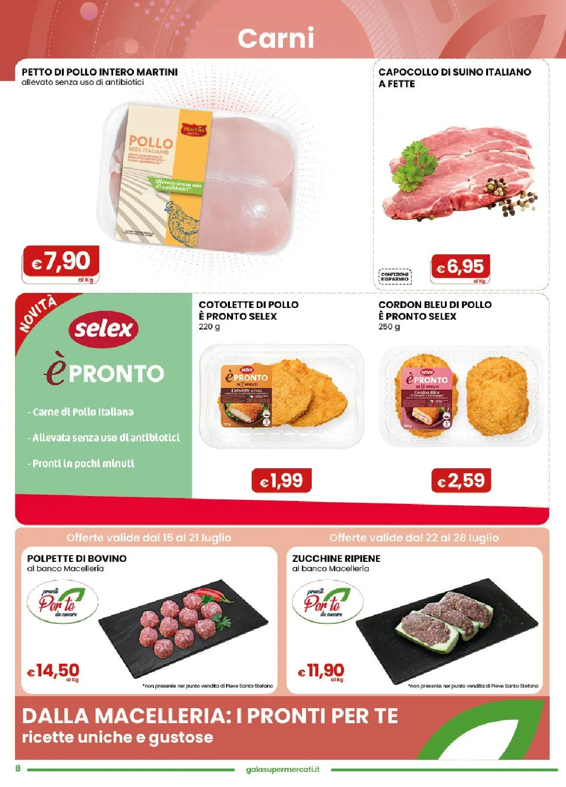 Volantini Gala Supermercati da 15 luglio a 28 luglio di 2026 - Pagina del volantino 8