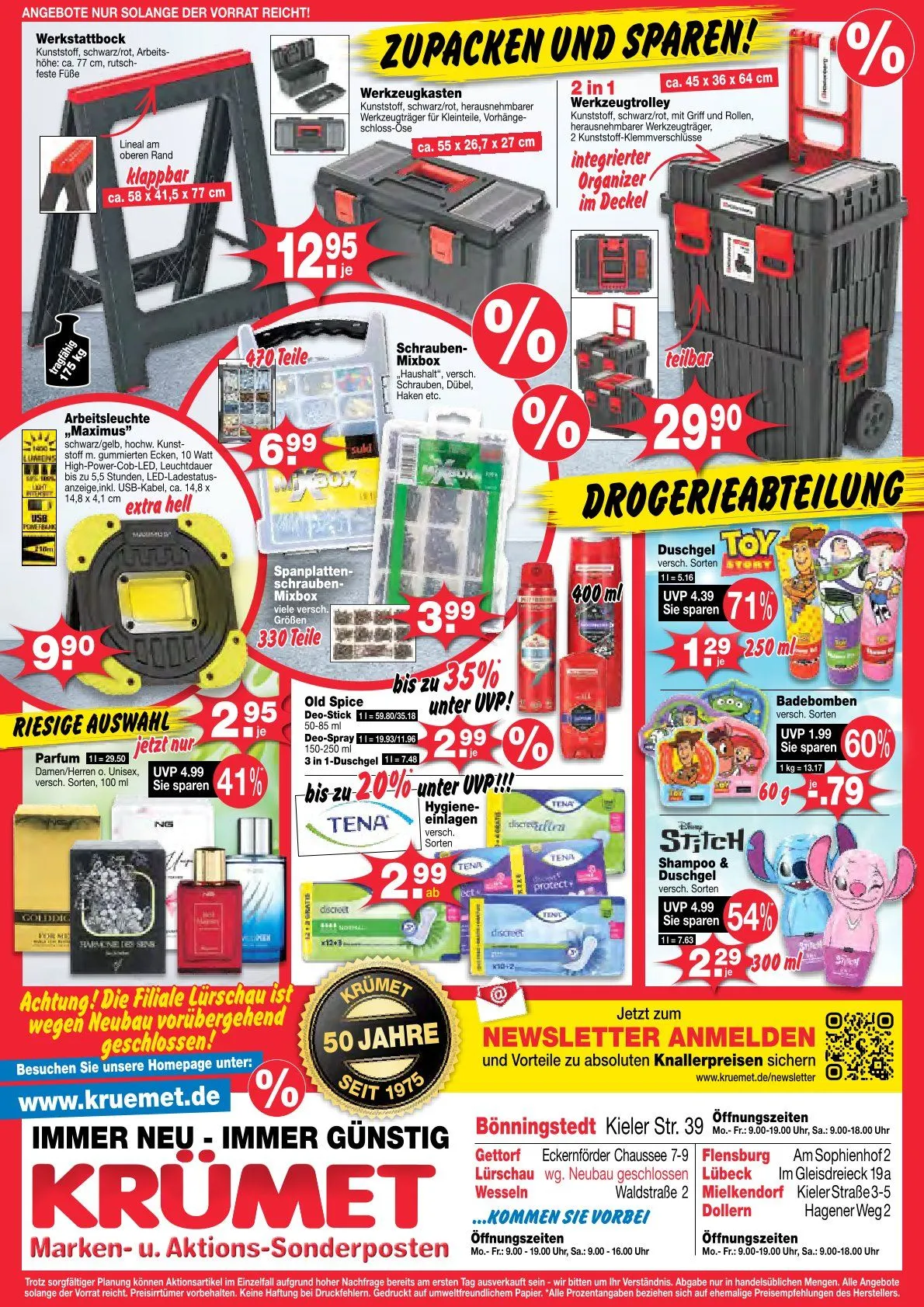 Krümet Sonderposten Angenbote von 29. Juni bis 4. Juli 2026 - Prospekt seite 8