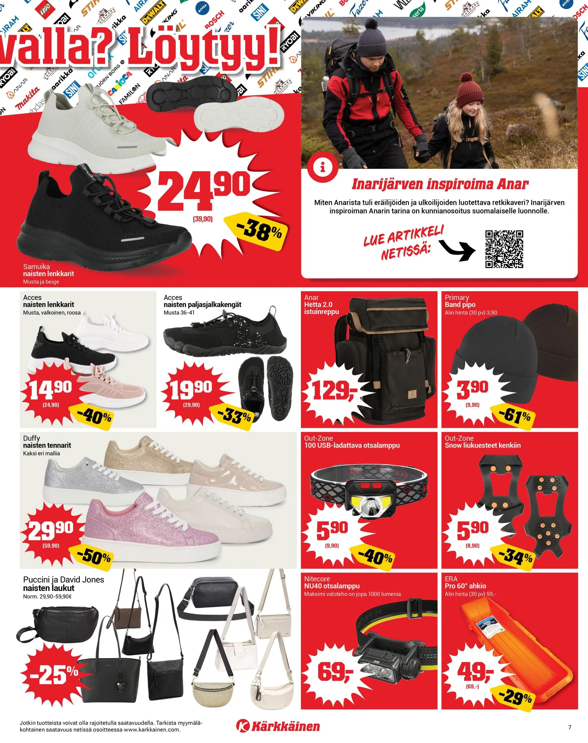  Kaupan Kärkkäinen uusimmat tarjoukset voimassa alkaen 1. maaliskuuta - 31. maaliskuuta 2026 - Tarjouslehti sivu 7