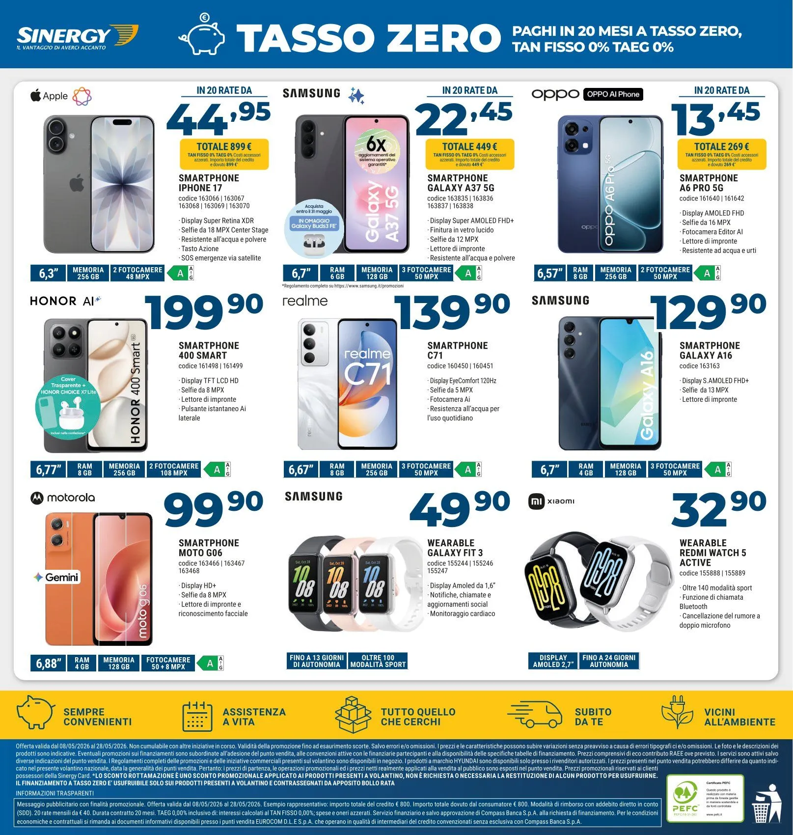  Sinergy Volntino da 8 maggio a 28 maggio di 2026 - Pagina del volantino 8
