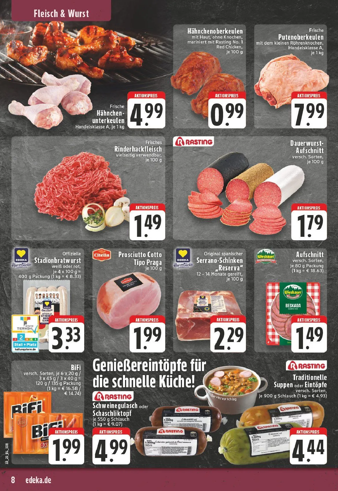 Edeka Prospekte von 10. August bis 15. August 2025 - Prospekt seite 8