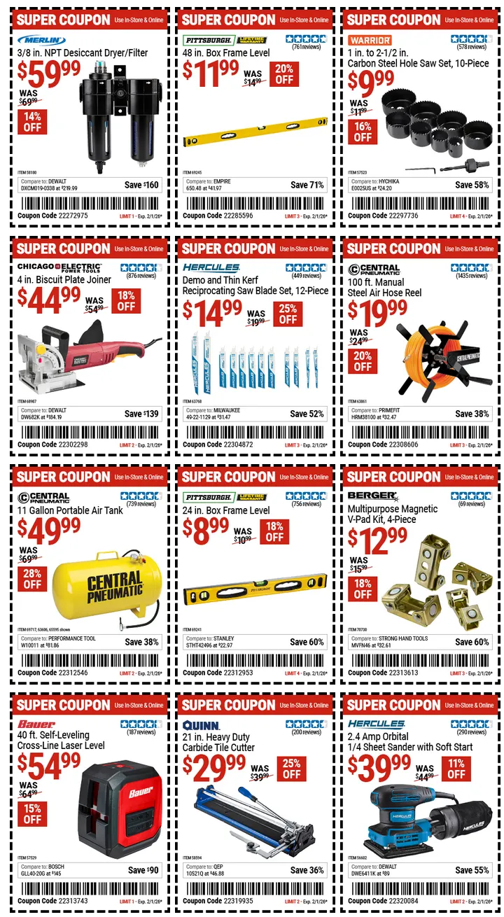Weekly ad Harbor Freight Sales from January 21 to January 23 2026 - Page 8