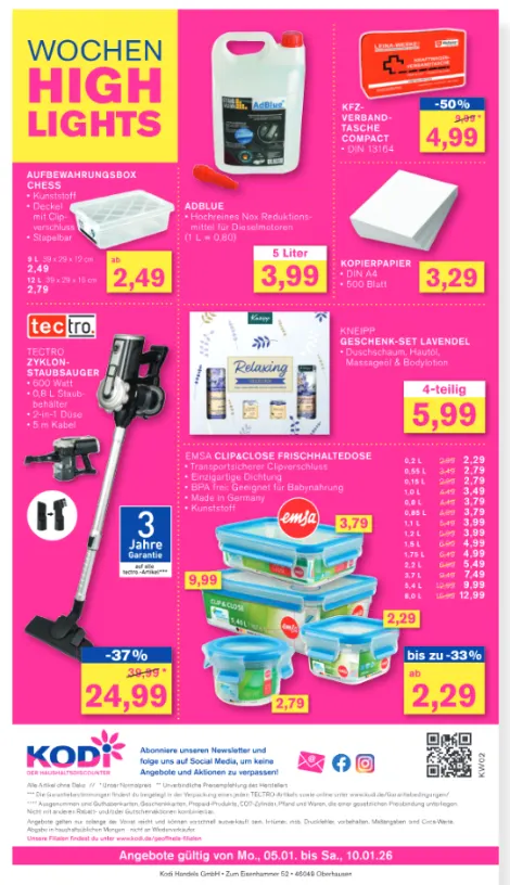 Kodi Angebote von 5. Januar bis 10. Januar 2026 - Prospekt seite 8