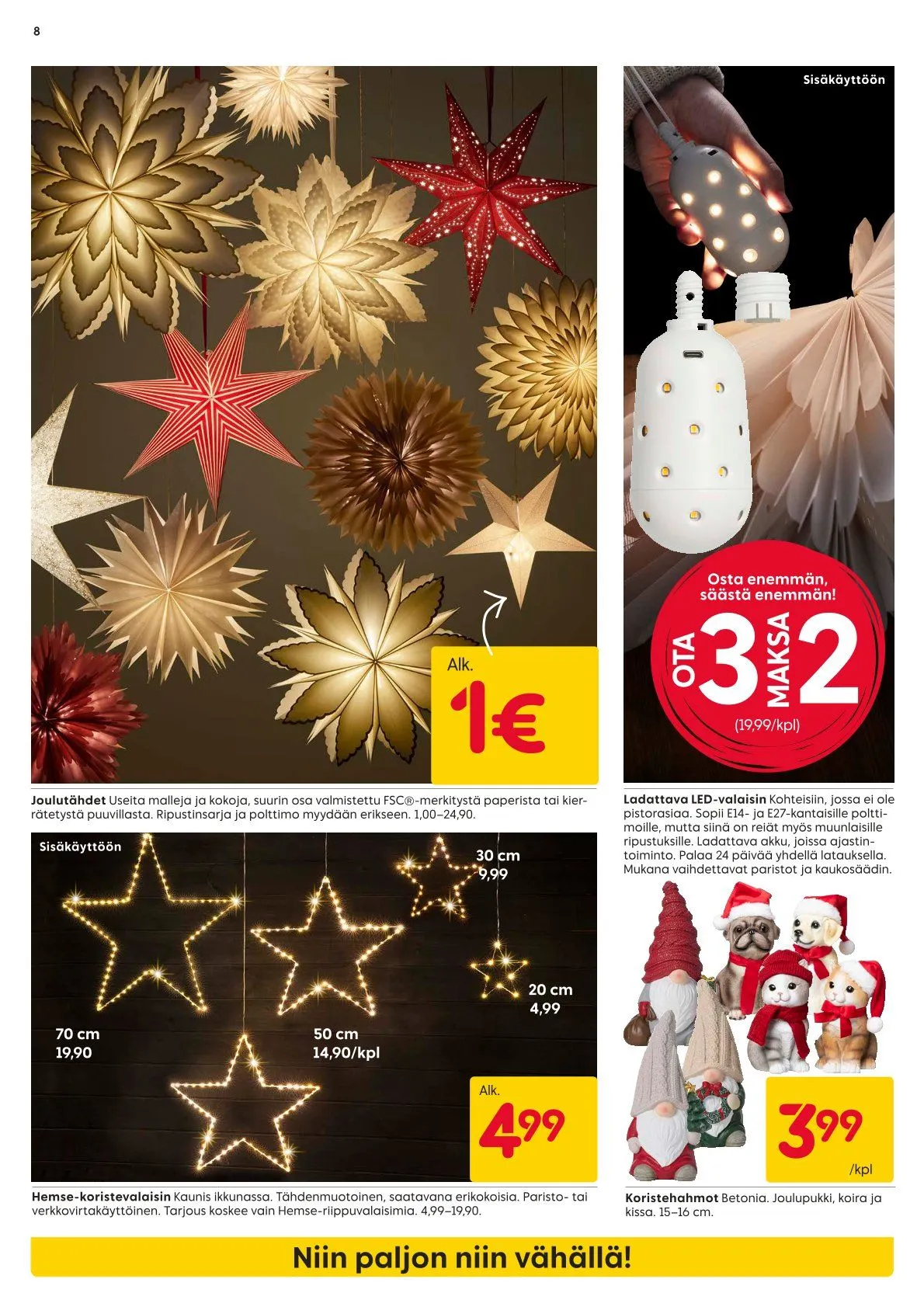 Kaupan Rusta uusimmat tarjoukset voimassa alkaen 27. lokakuuta - 2. marraskuuta 2025 - Tarjouslehti sivu 8