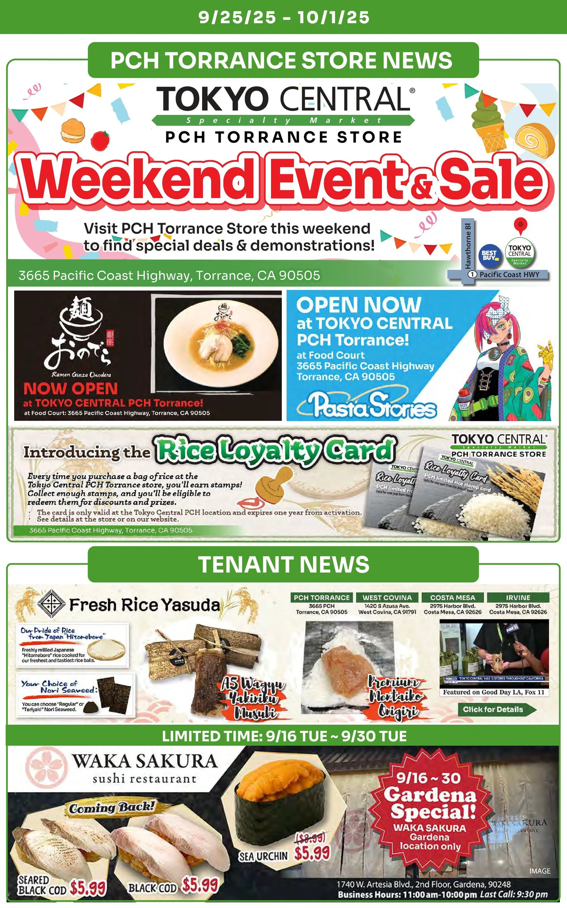 Weekly ad Tokyo Central Specialty Market Sales from September 25 to October 1 2025 - Page 8