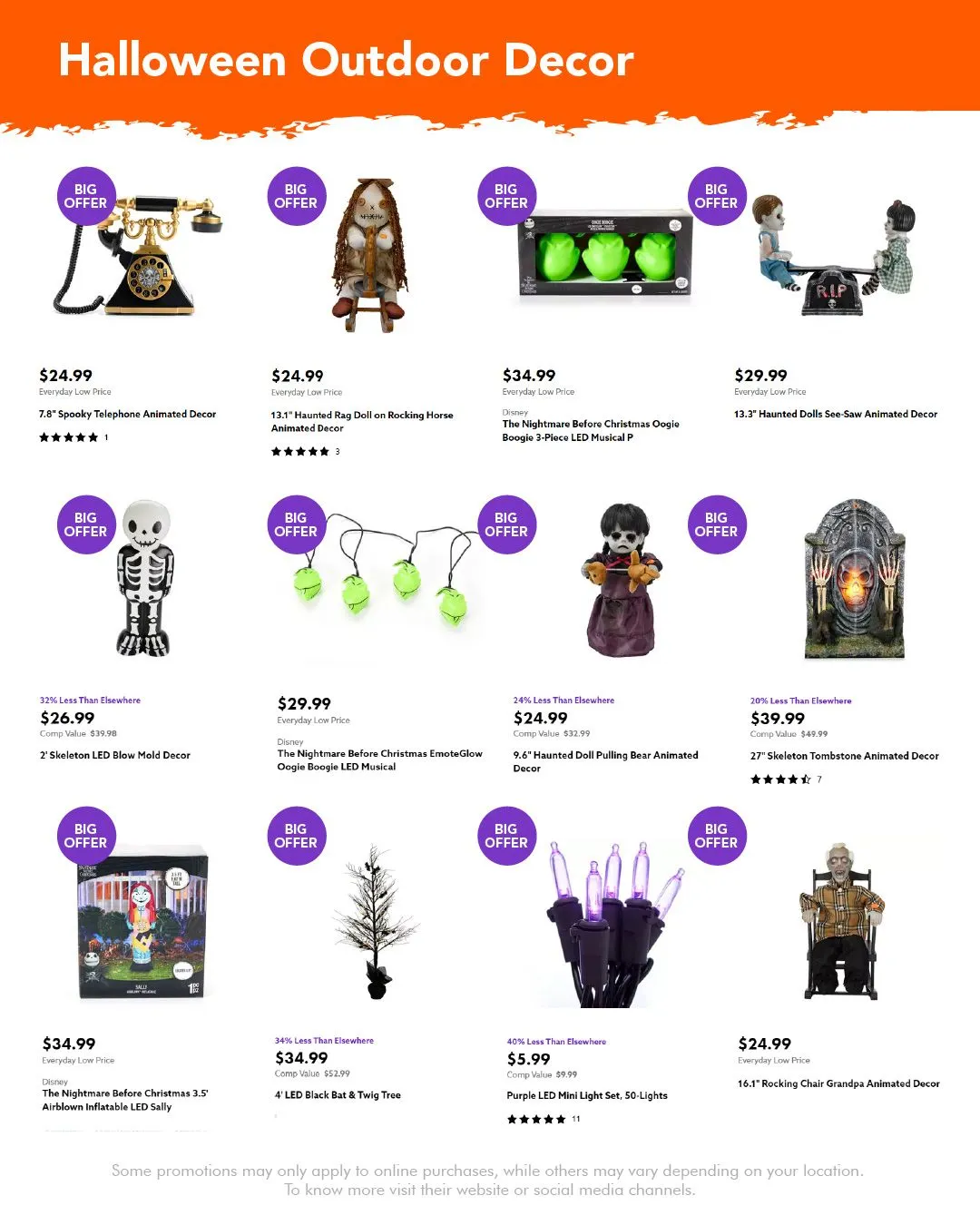 Weekly ad Halloween Decorations from August 14 to September 18 2024 - Page 7
