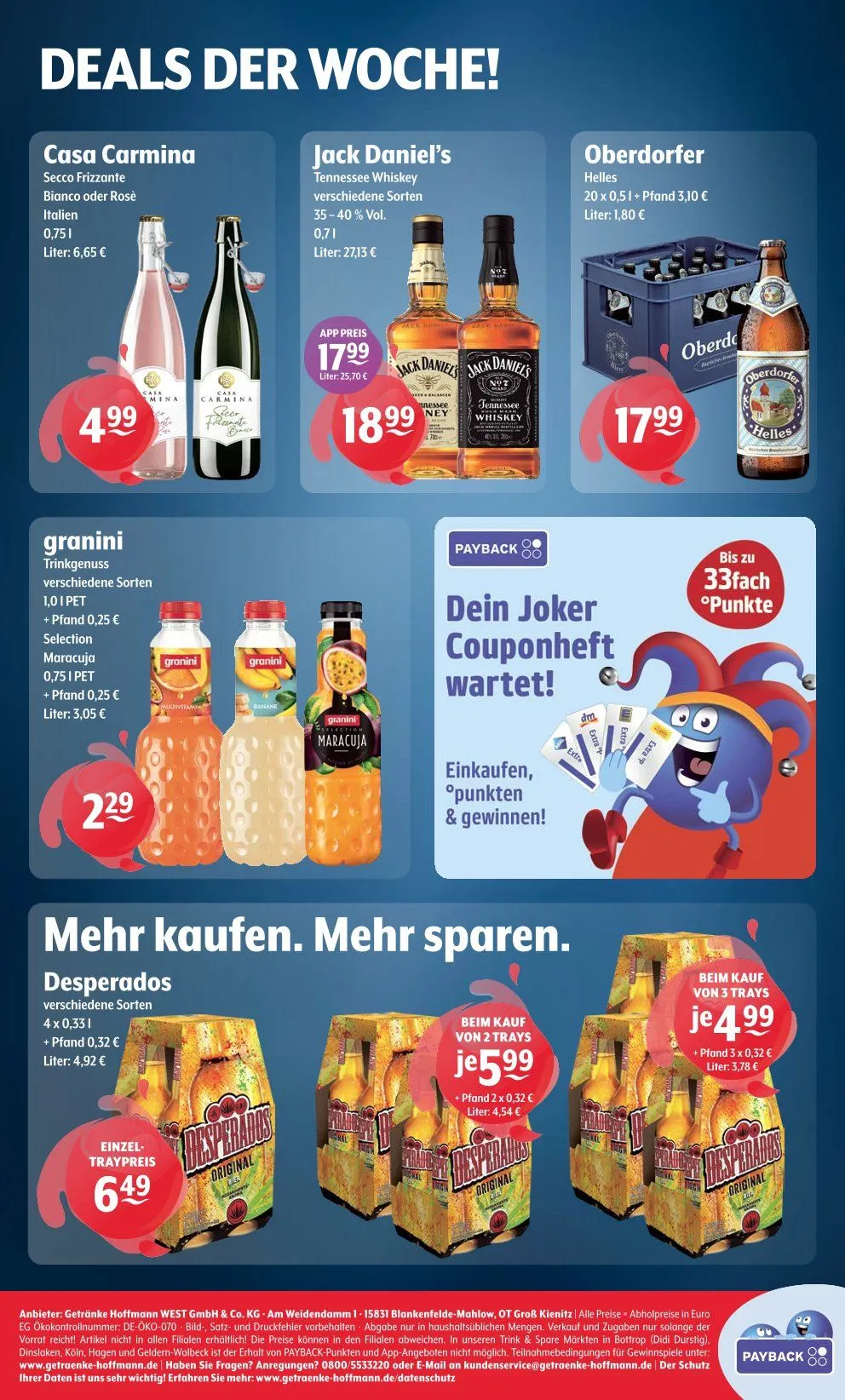 Trink und Spare Prospekte von 27. Oktober bis 1. November 2025 - Prospekt seite 8