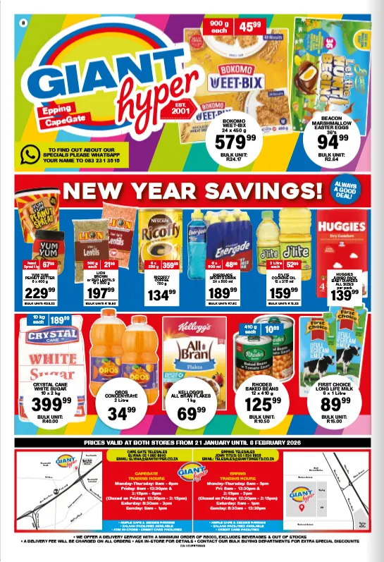 Giant Hyper Sales from 21 January to 8 February 2026 - Catalogue Page 8