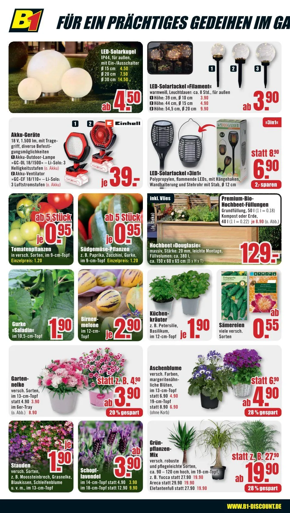 B1 Discount Baumarkt Angebote von 4. April bis 11. April 2025 - Prospekt seite 8