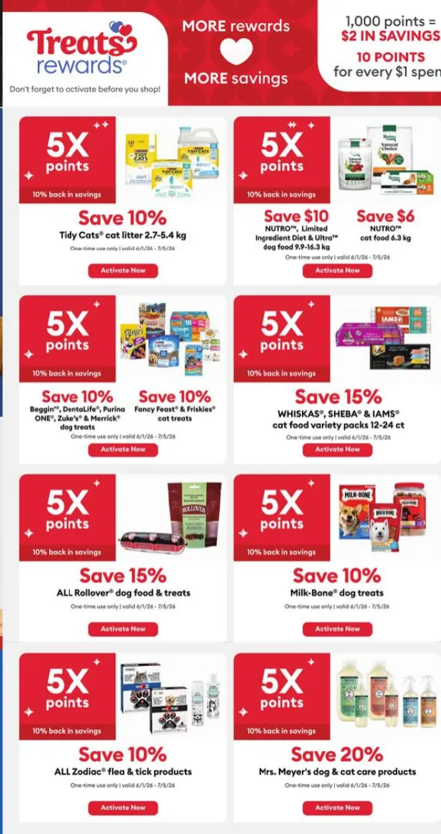 Weekly promotion PetSmart Sales spanning from June 15 to July 5 2026 - Page 8 for Catalogue 365