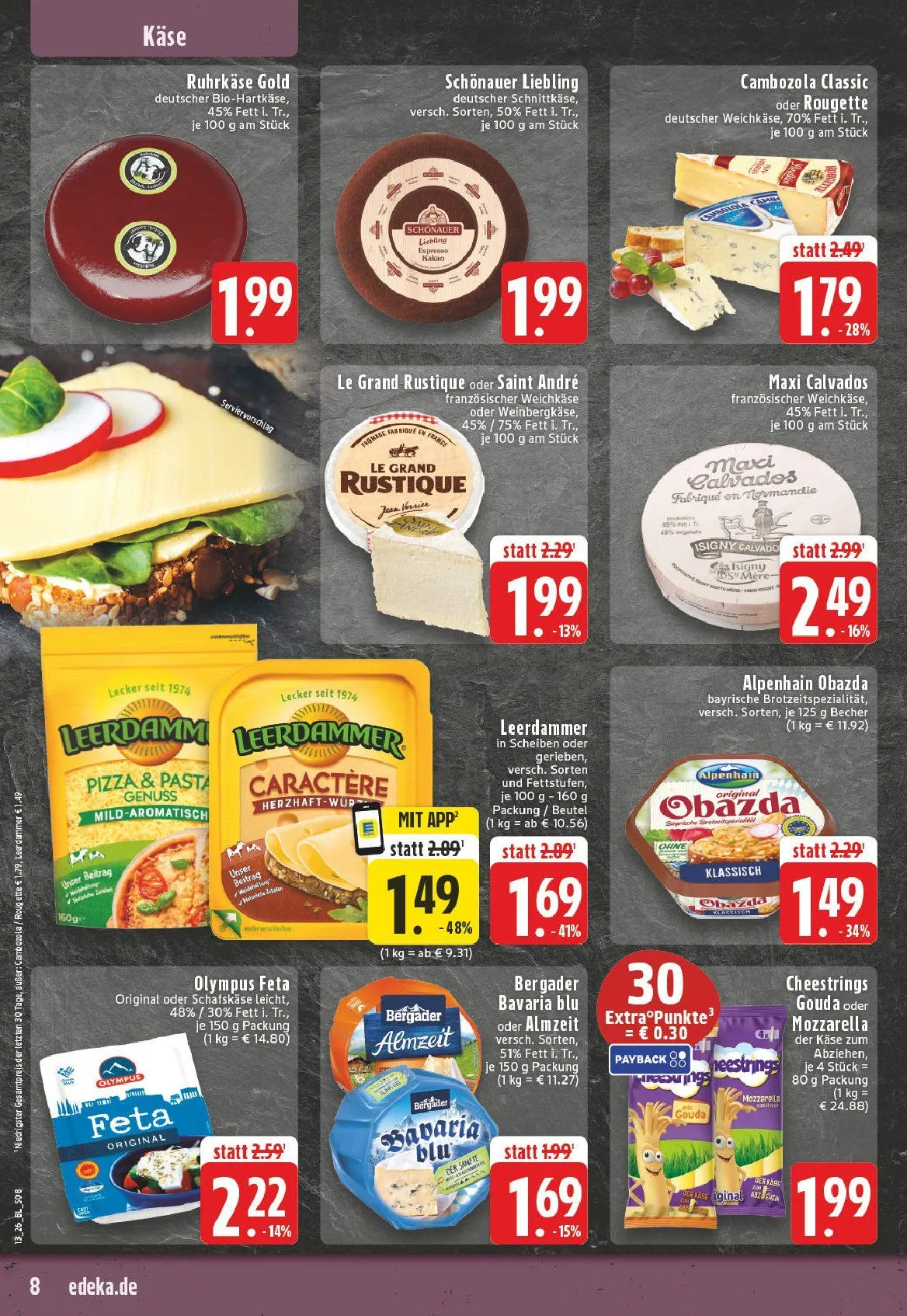 Edeka Prospekte von 23. März bis 28. März 2026 - Prospekt seite 8