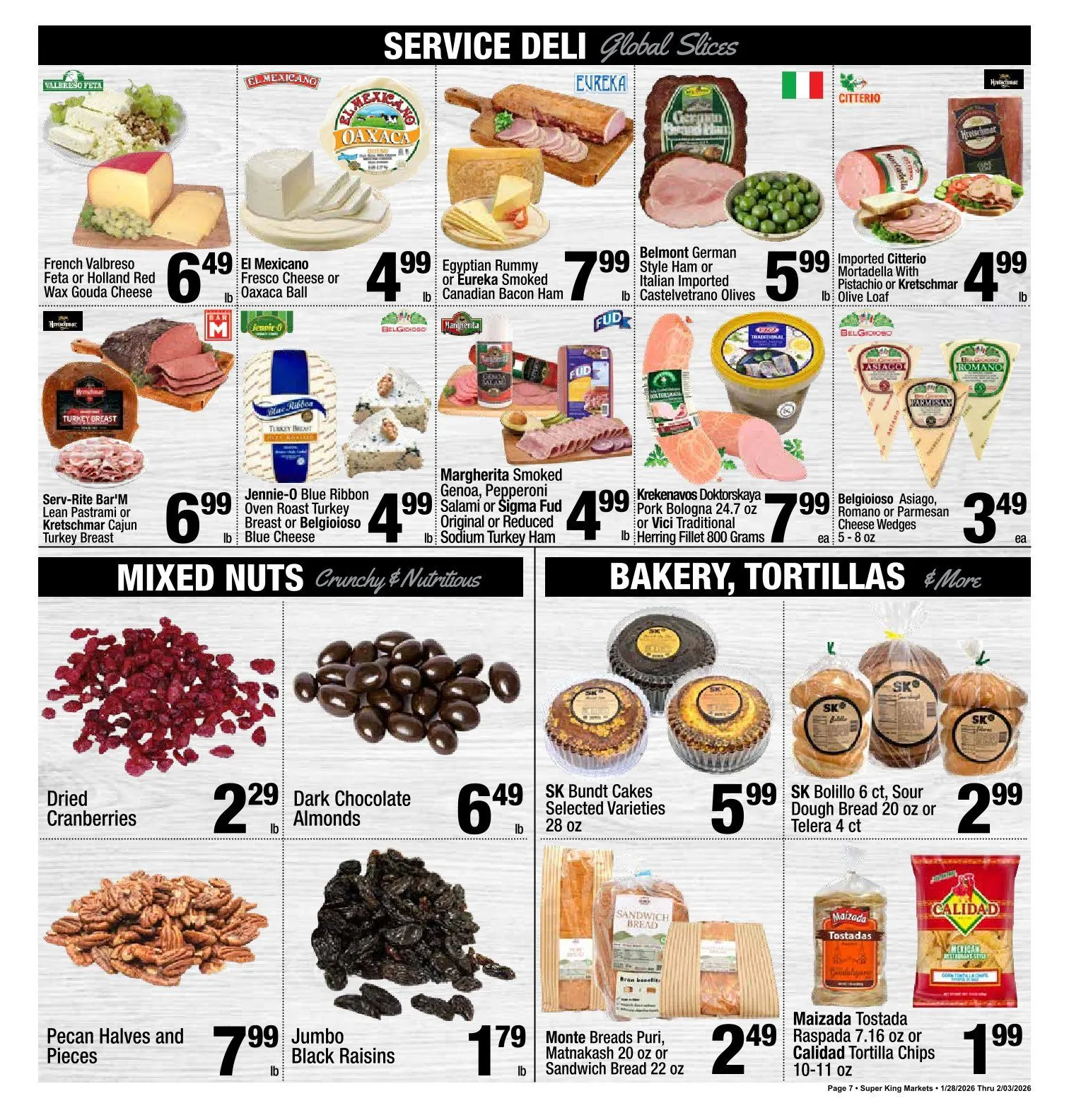 Weekly promotion Super King Markets Sales spanning from January 28 to February 3 2026 - Page 8 for Catalogue 365
