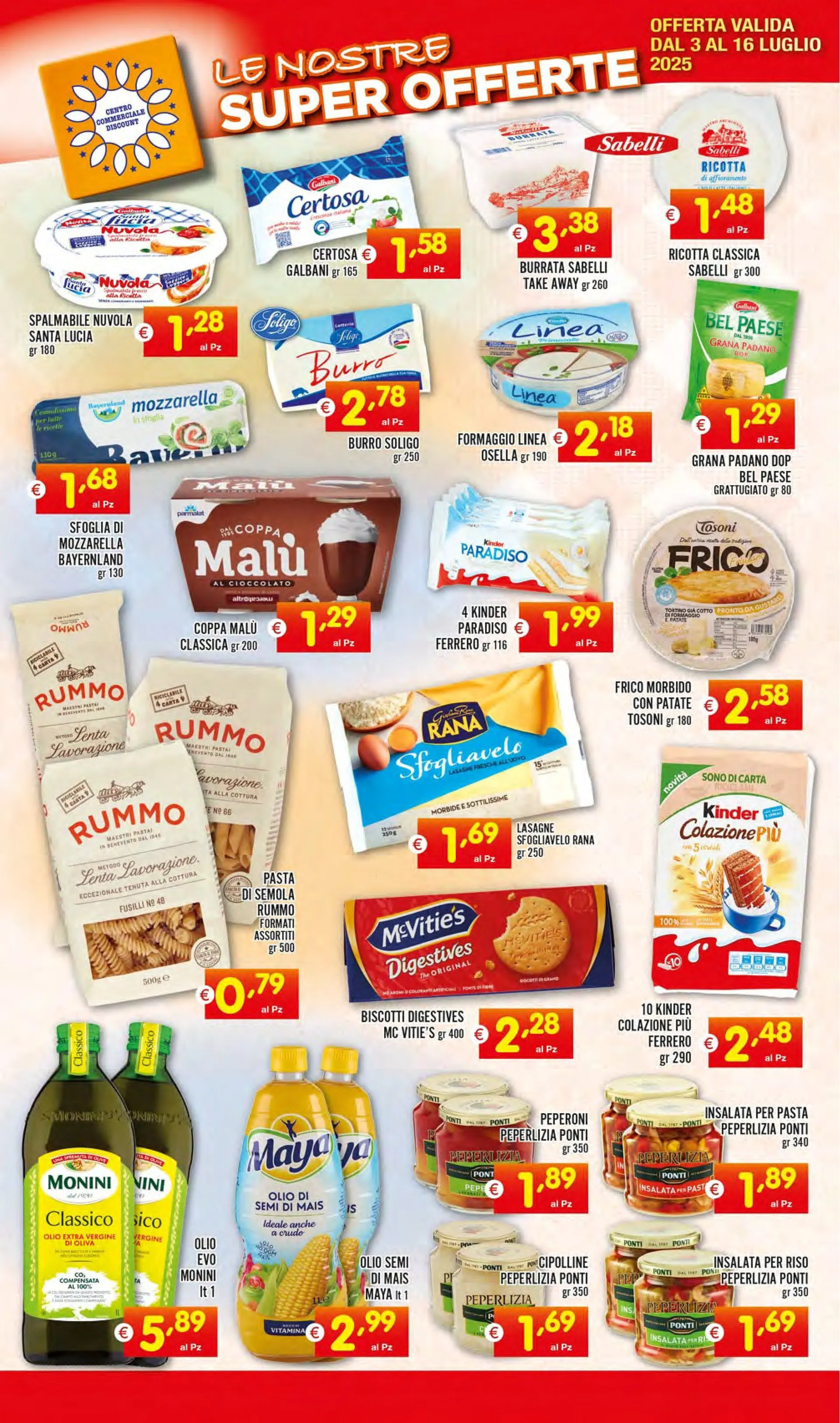 Volantini Centro Commerciale Discount da 3 luglio a 16 luglio di 2025 - Pagina del volantino 8