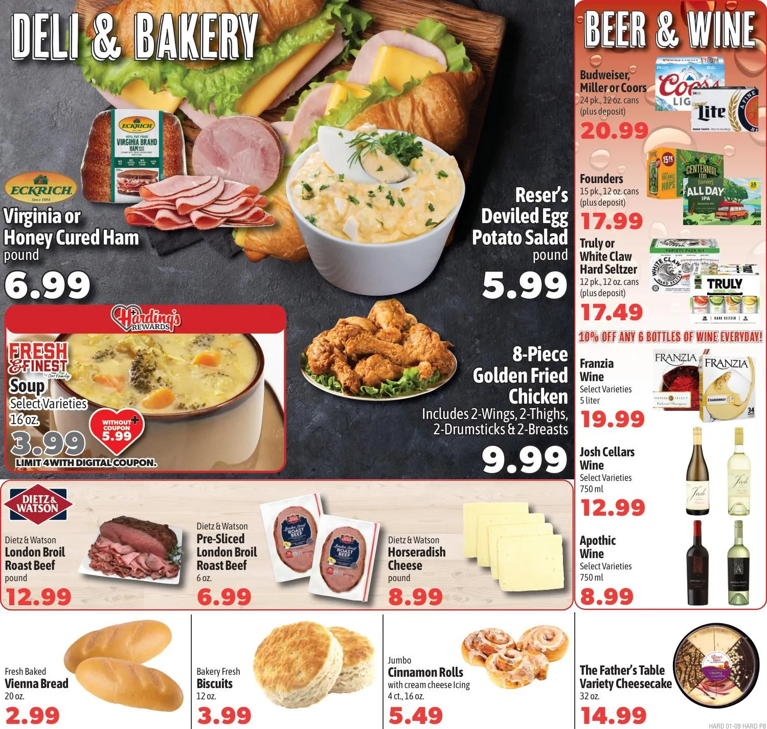 Weekly ad Harding's Markets Sales from January 9 to January 15 2026 - Page 8