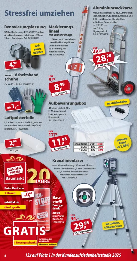  Sonderpreis-Baumarkt Angebote von 27. Dezember bis 2. Januar 2026 - Prospekt seite 8
