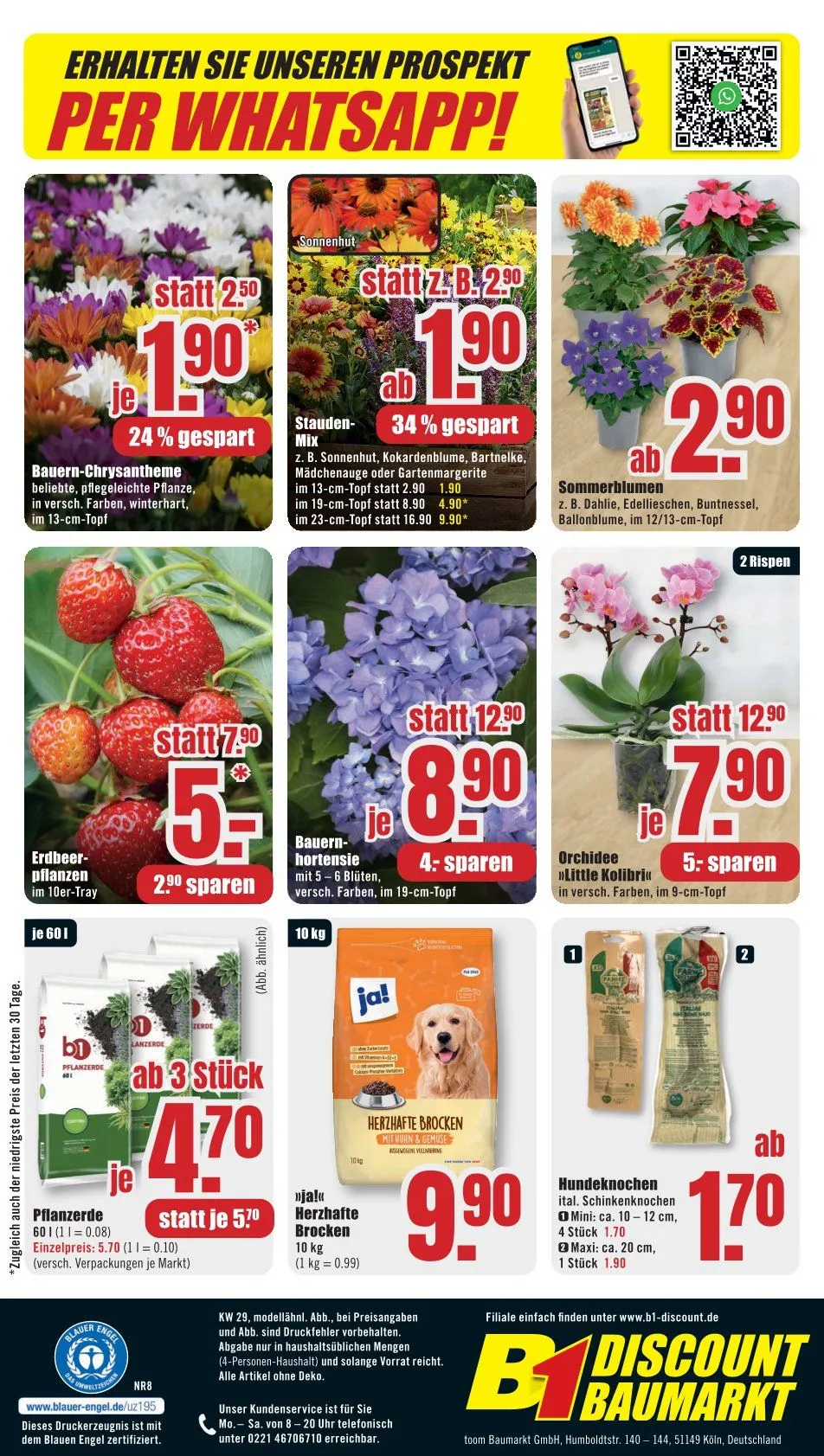B1 Discount Baumarkt Angebote von 11. Juli bis 17. Juli 2026 - Prospekt seite 8