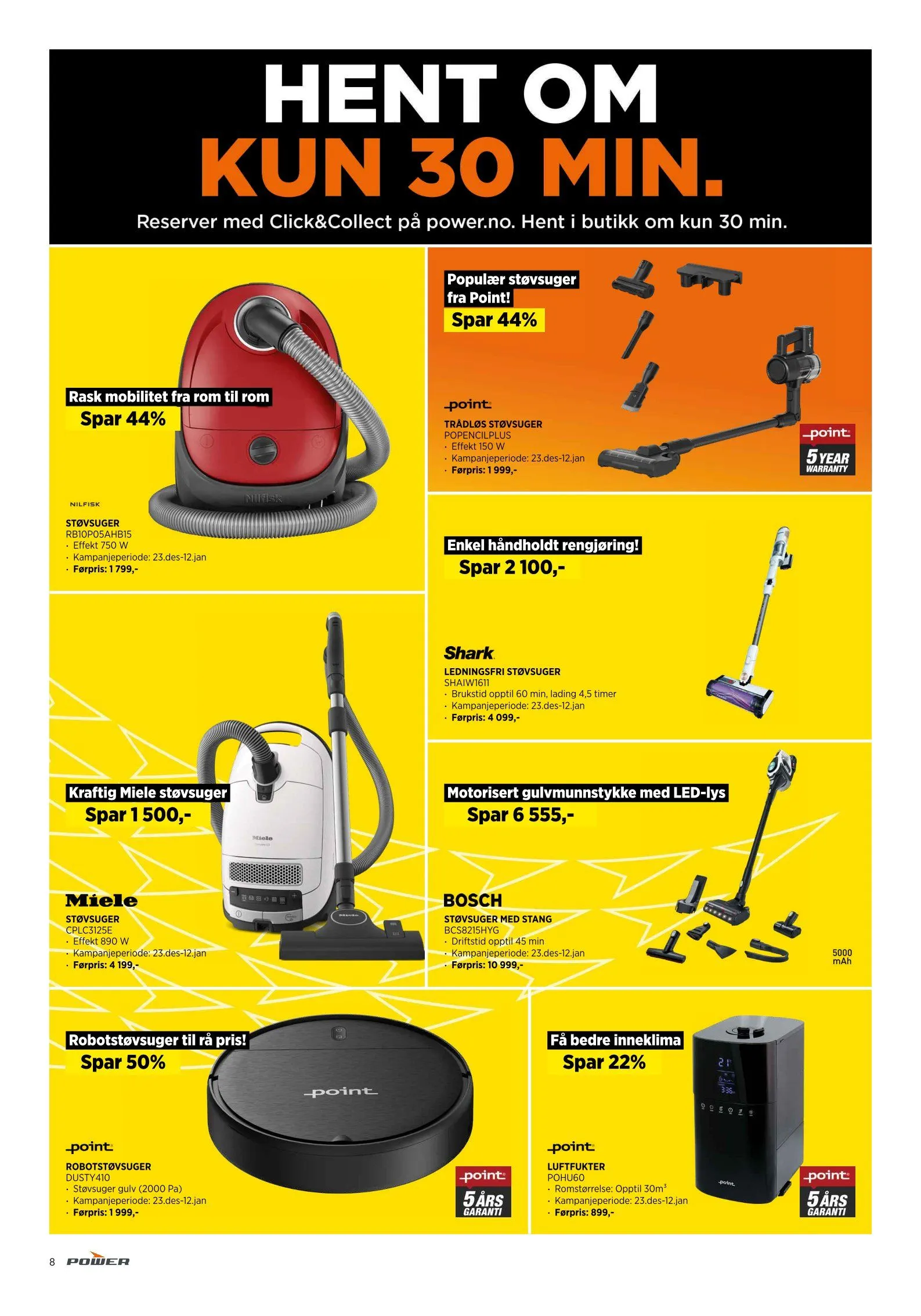 Power Tilbud fra 7. januar til 18. januar 2025 - kundeavisside 8