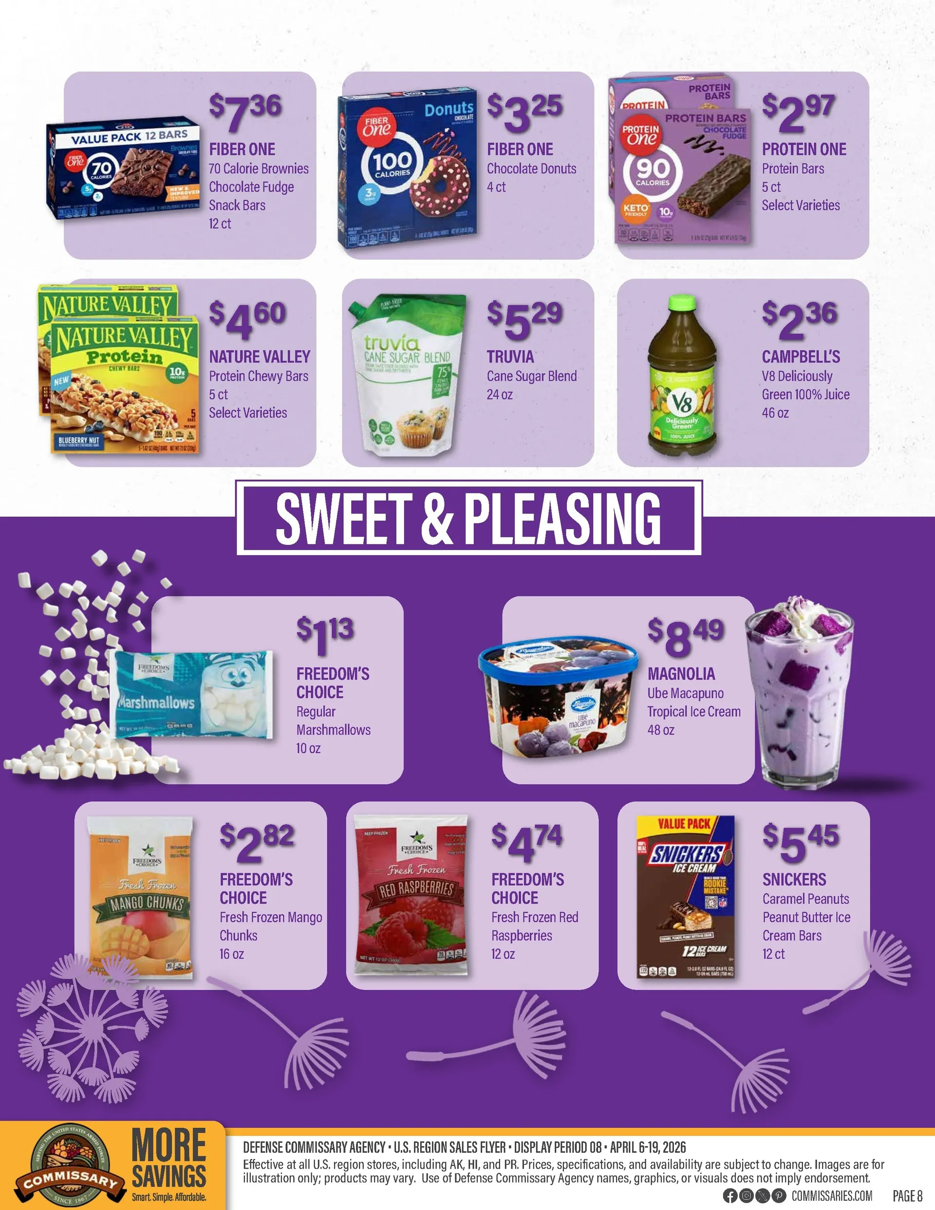 Weekly promotion  Commissary Sales spanning from April 6 to April 19 2026 - Page 8 for Catalogue 365
