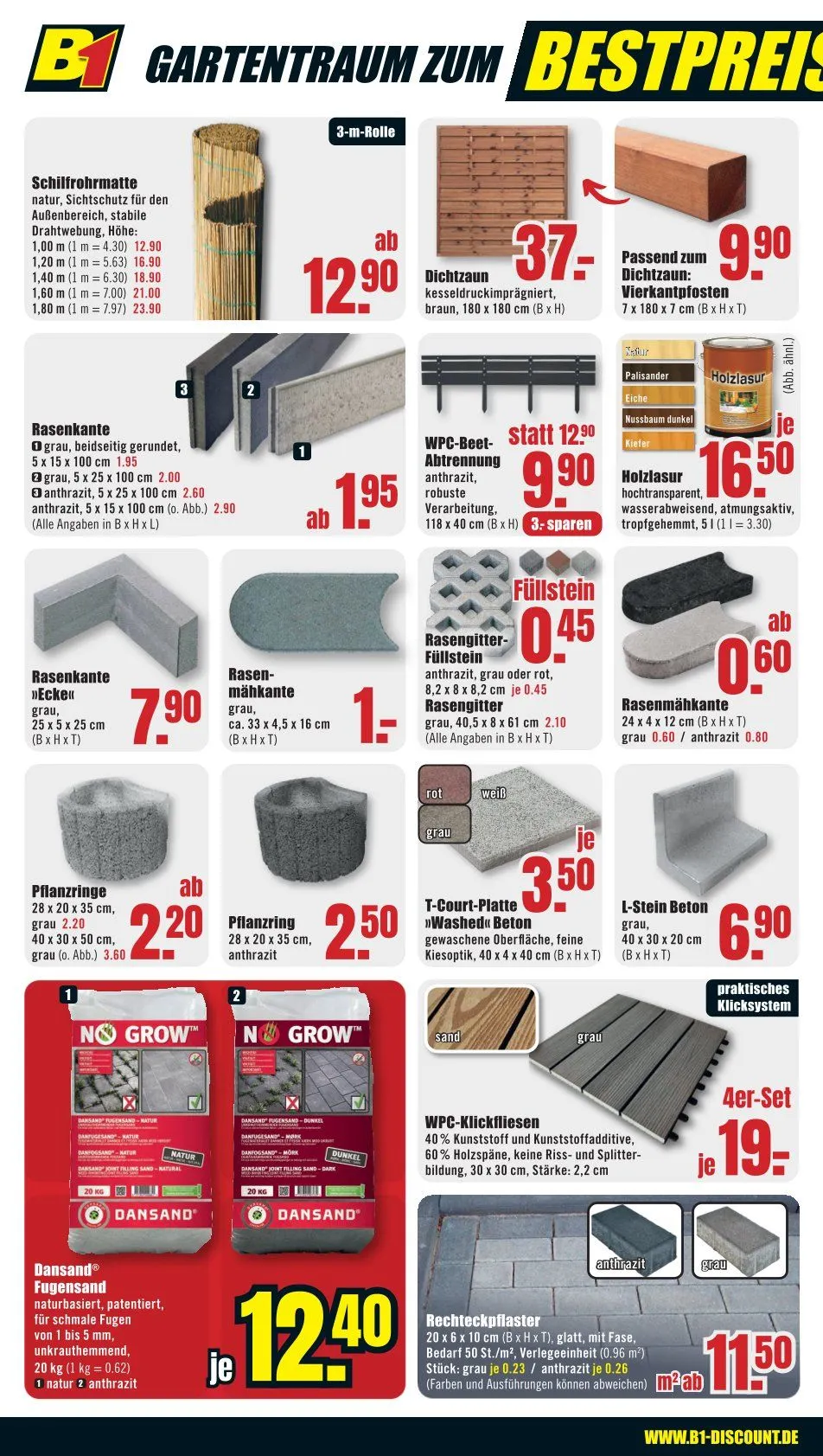 B1 Discount Baumarkt Angebote von 4. April bis 10. April 2026 - Prospekt seite 8
